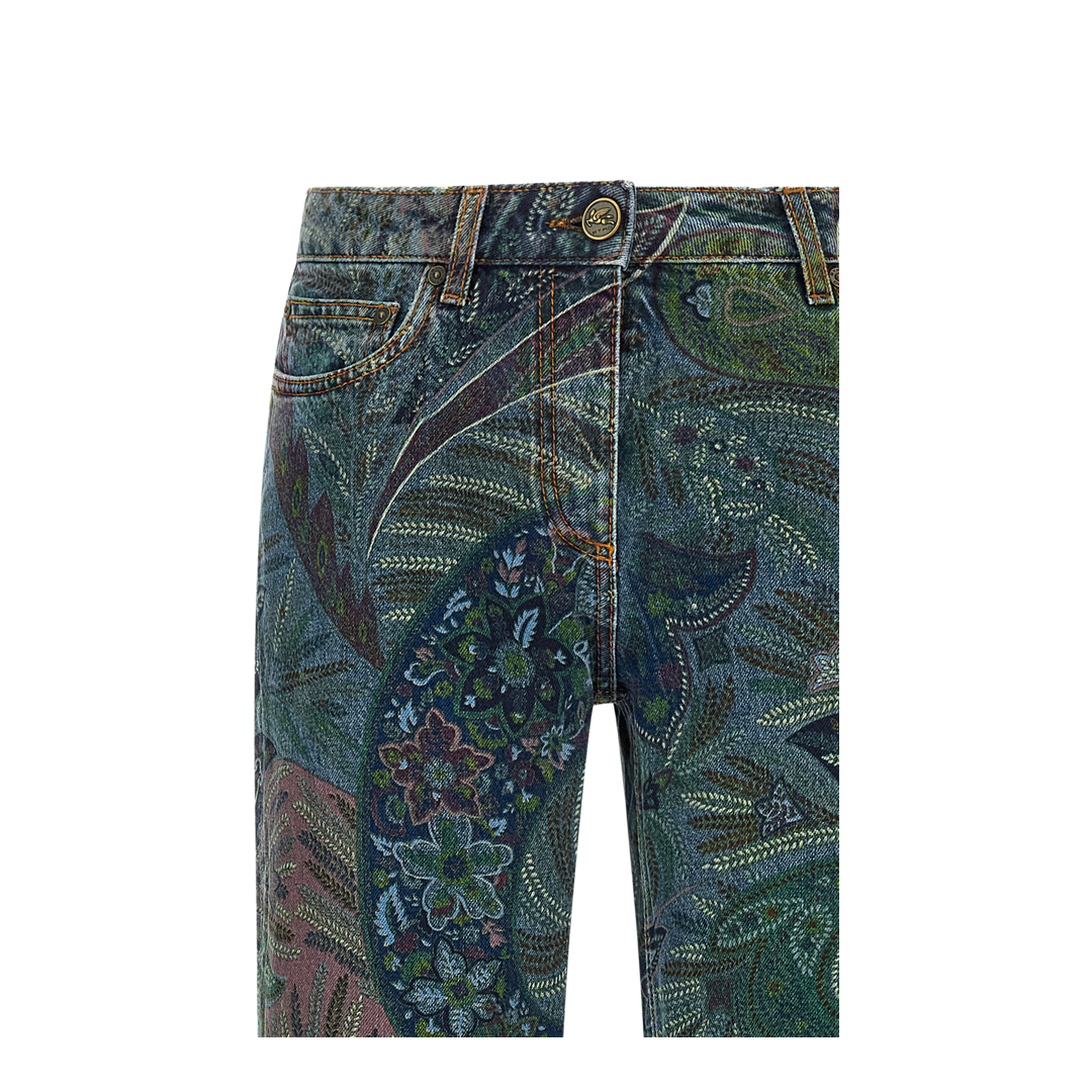 MAYFEYR - Etro - Floral Print Jeans - WRNB0026AKI31S9882
