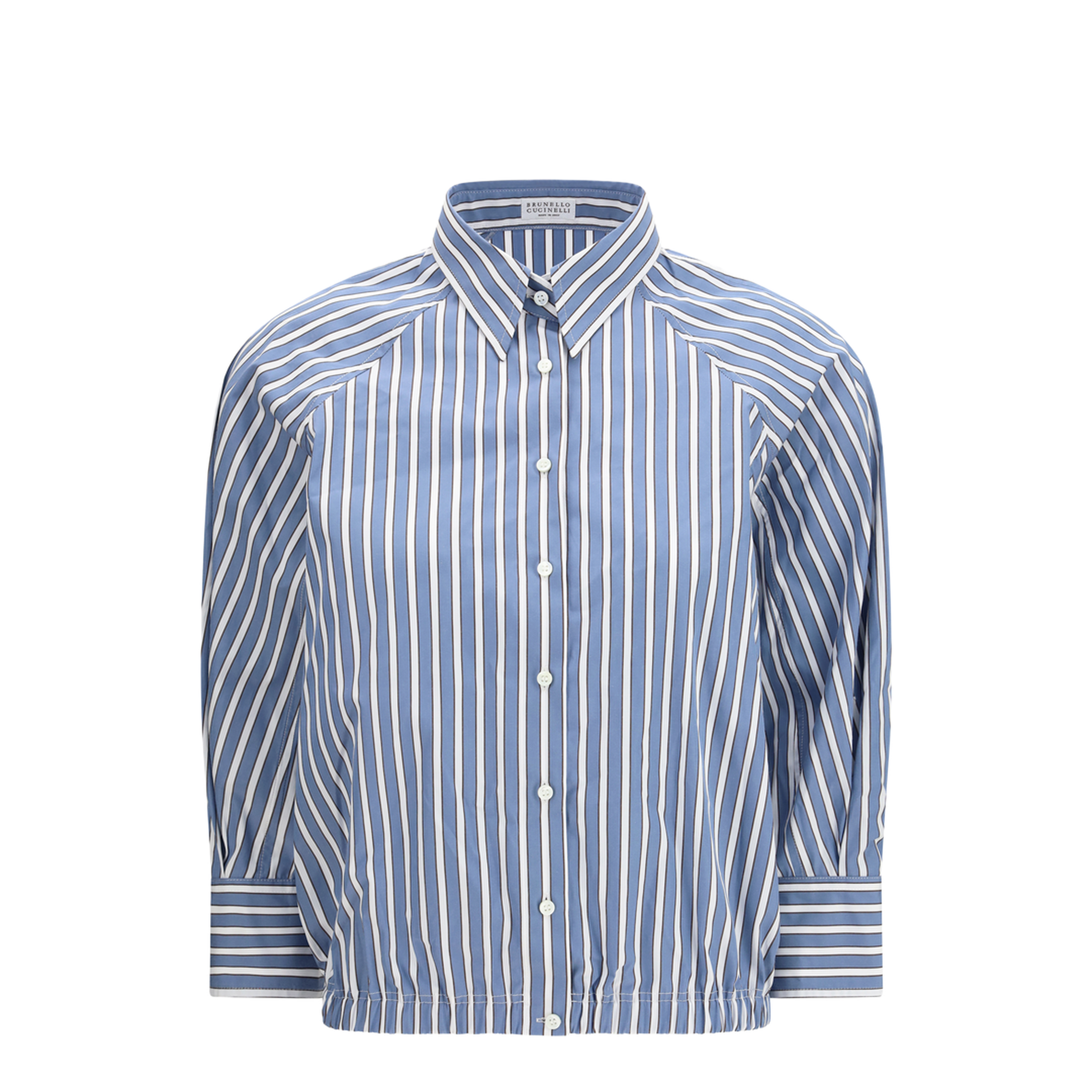 MAYFEYR - Brunello Cucinelli - Shadow Stripe Poplin Shirt - MH749NA906