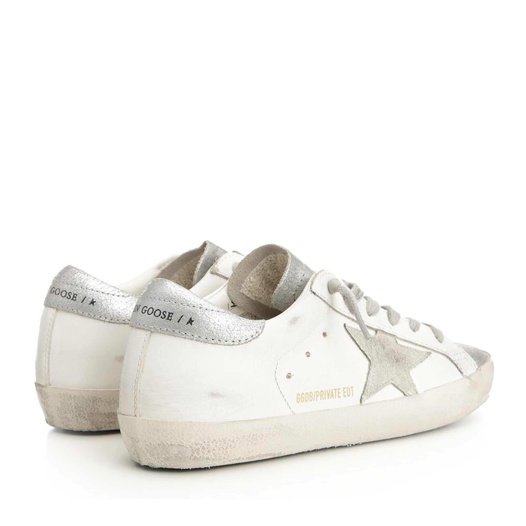 Super-Star Leather Upper and List Suede Star Laminated Suede Toe and Heel