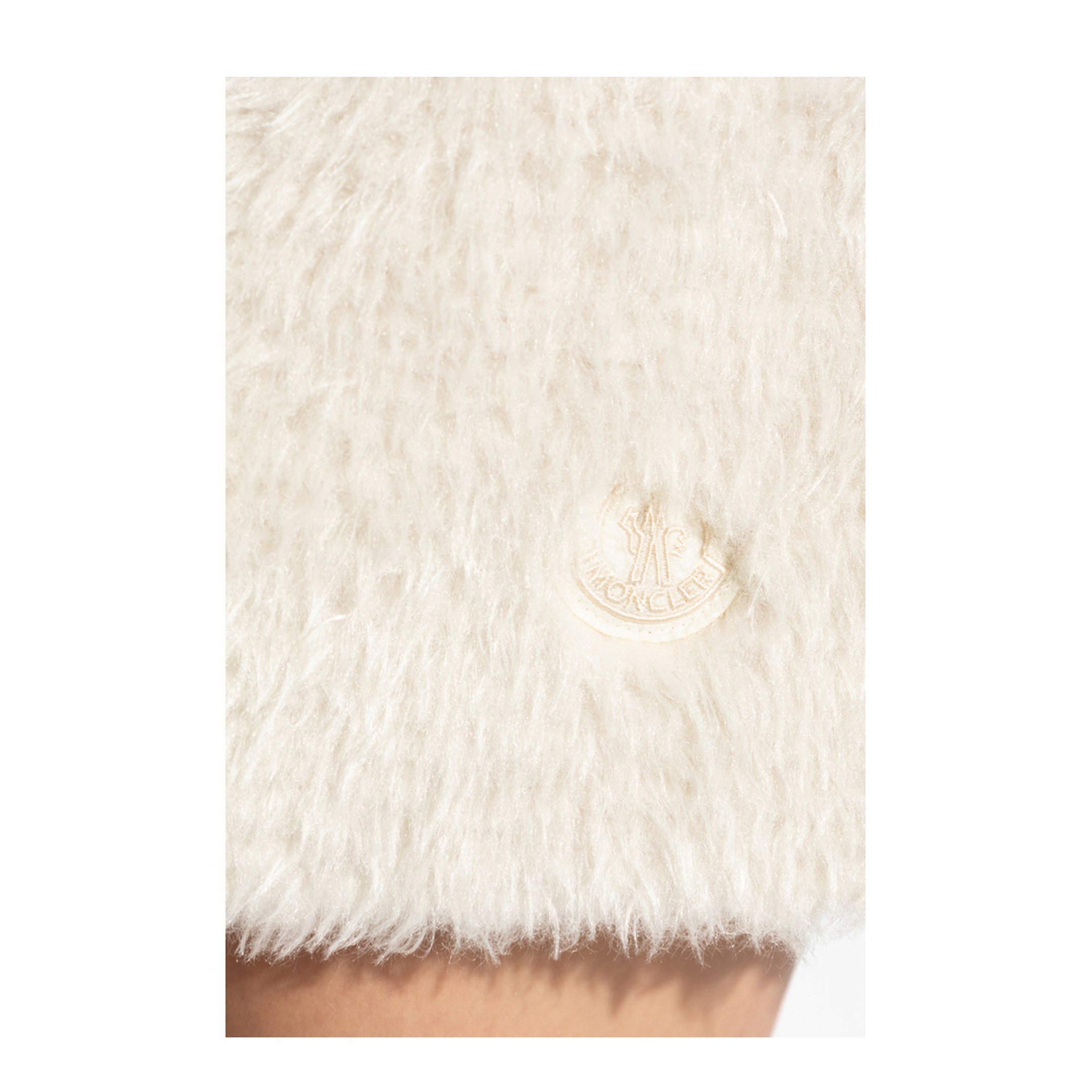 White Teddy Mini Skirt