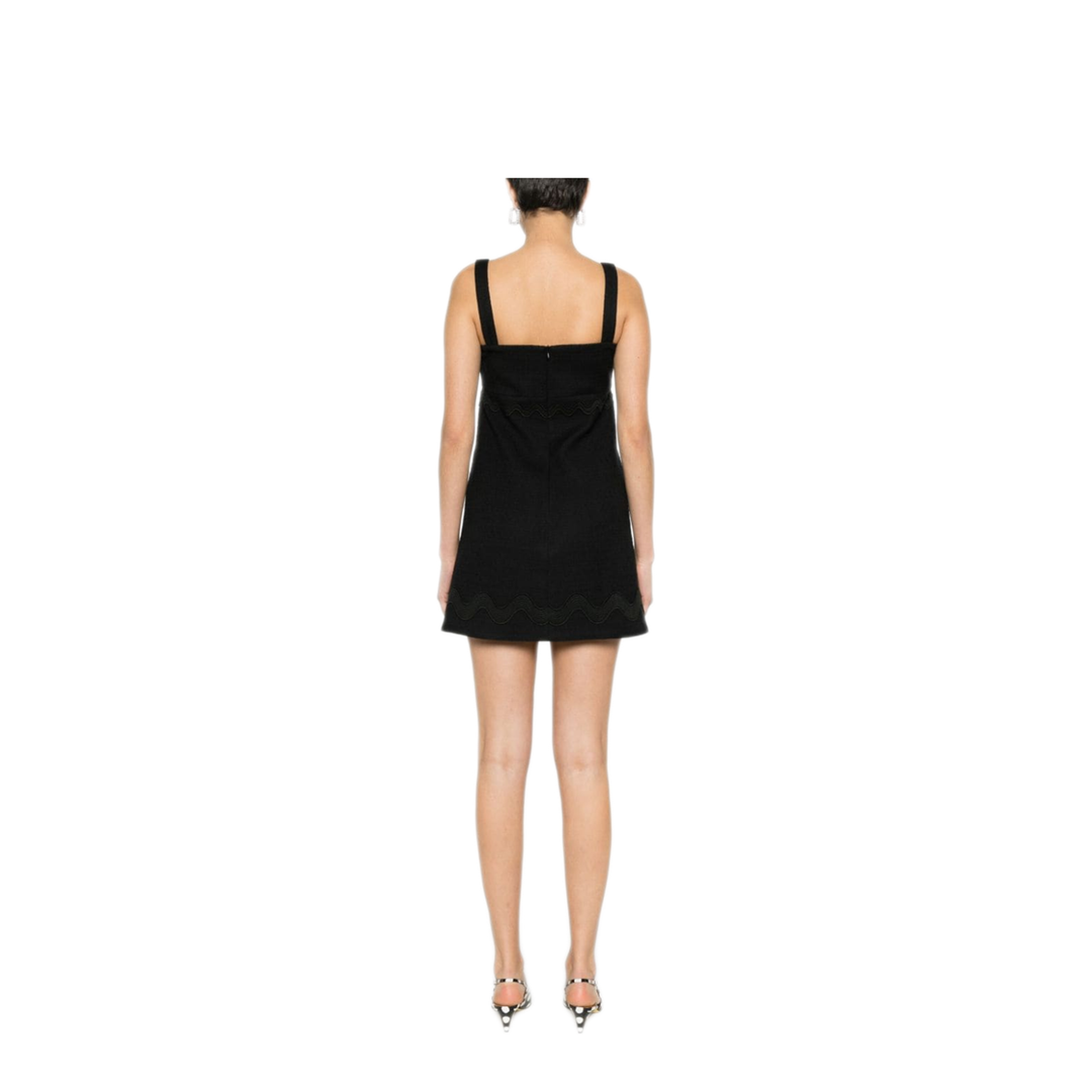 MAYFEYR - Patou - Scallop-Trim Mini Dress - DR1370177999B