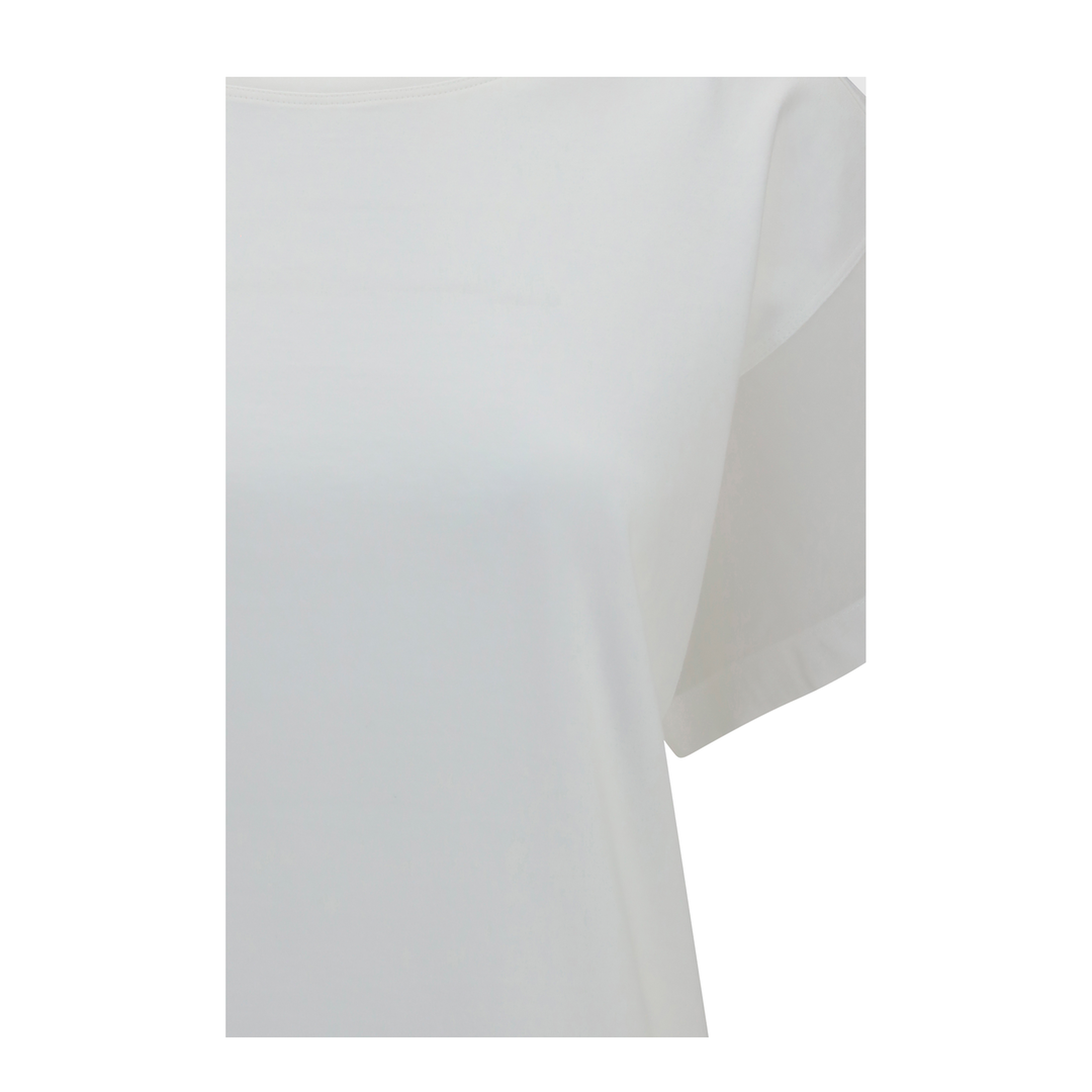 MAYFEYR - Brunello Cucinelli - Cotton T-Shirt With Sheer Sleeves And Side Panels - M0T81BX800