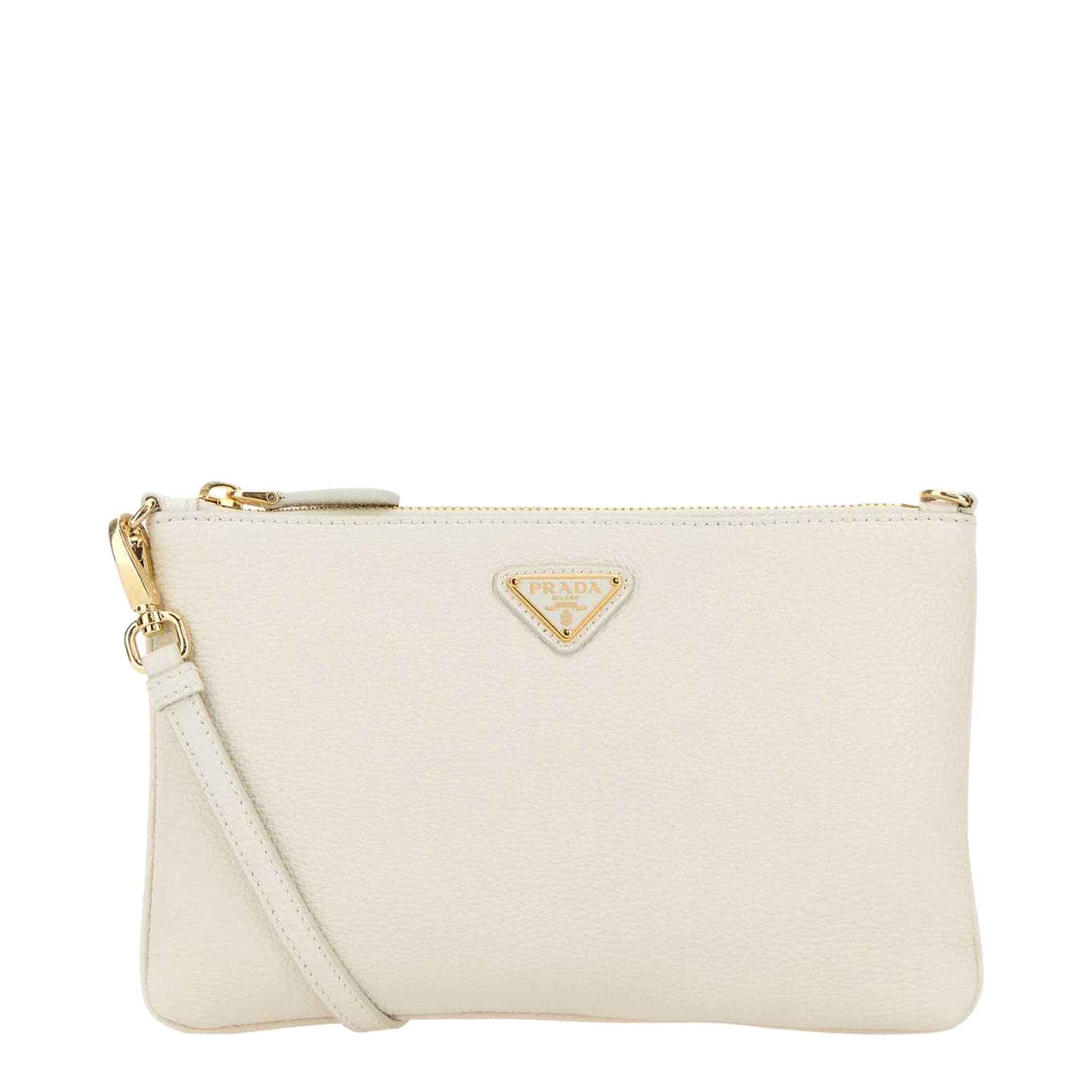 White Leather Crossbody Bag