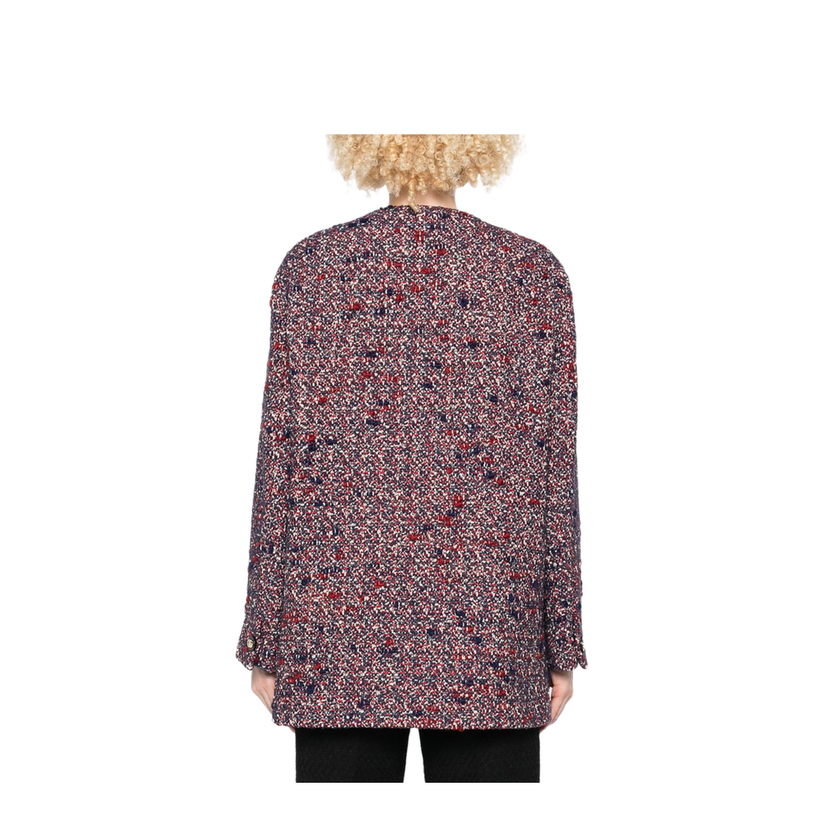 Multicolour Tweed Coat