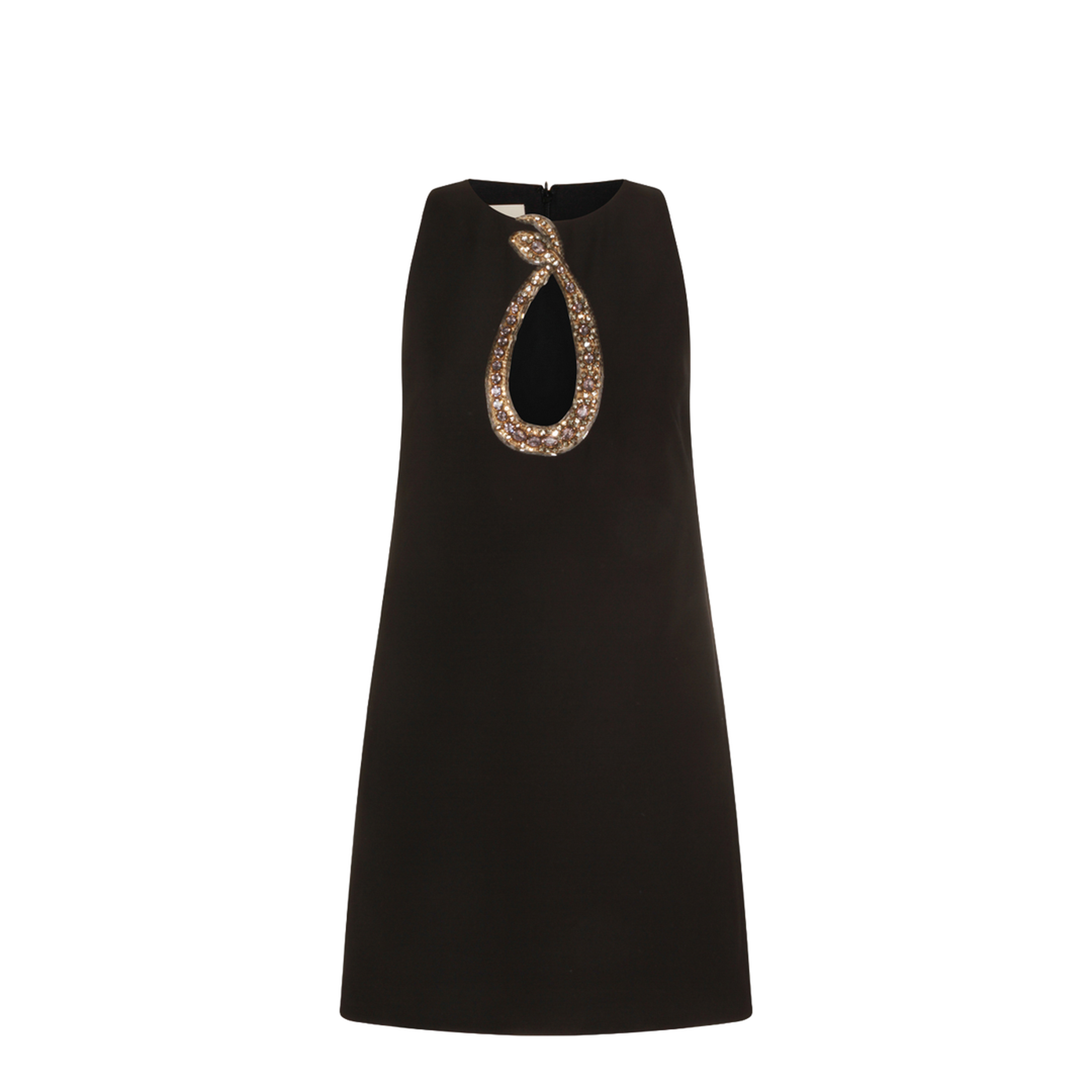 Black Wool Blend Dress