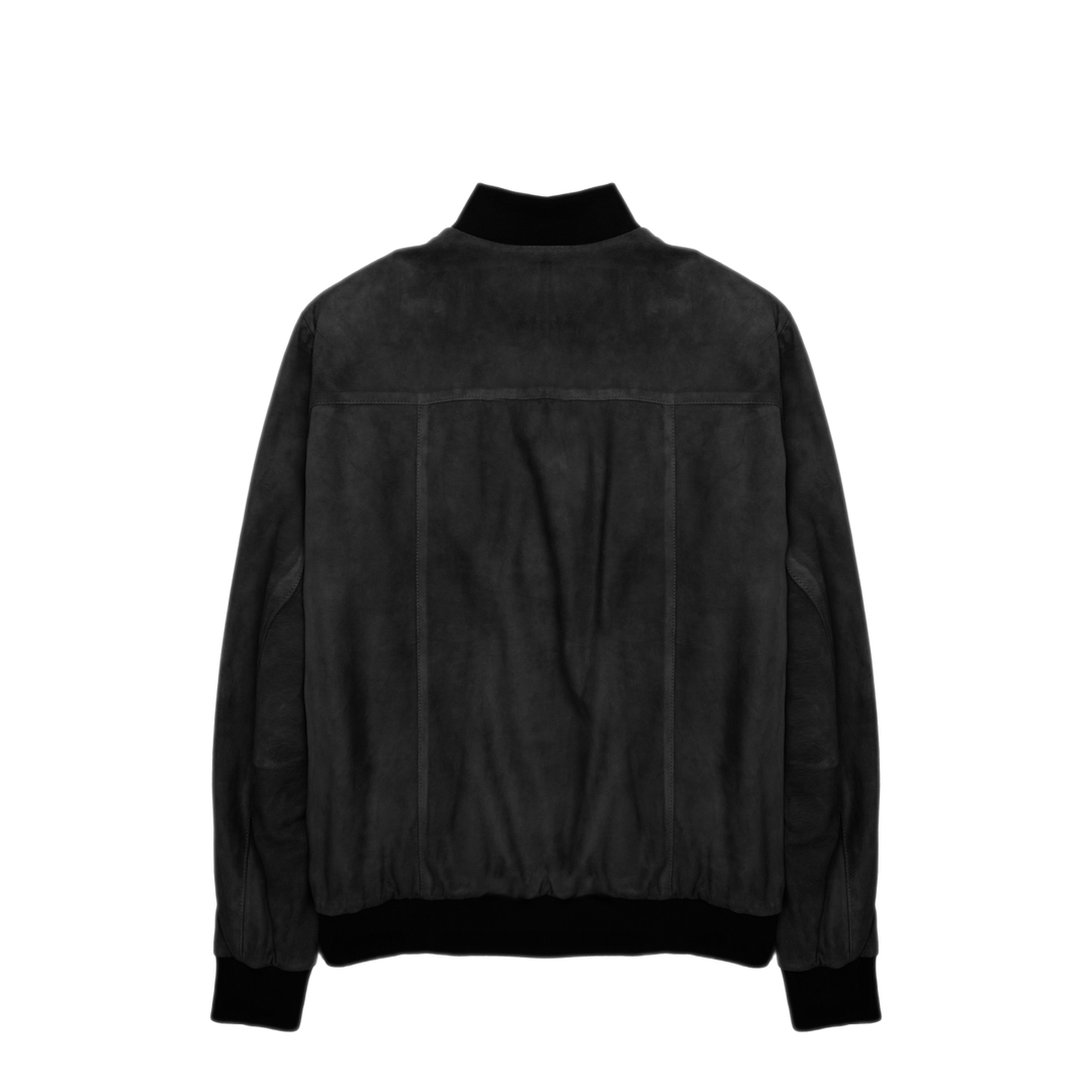 MAYFEYR - LOW BRAND - Bomber Jacket In Suede - LJ26006D001BLACK