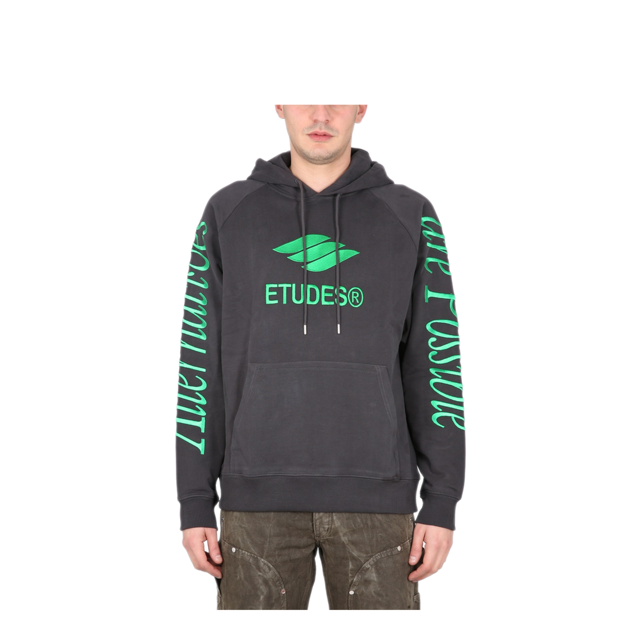 MAYFEYR - ÉTUDES - Sweatshirt With Logo Embroidery - E23MM270A01696BLACK
