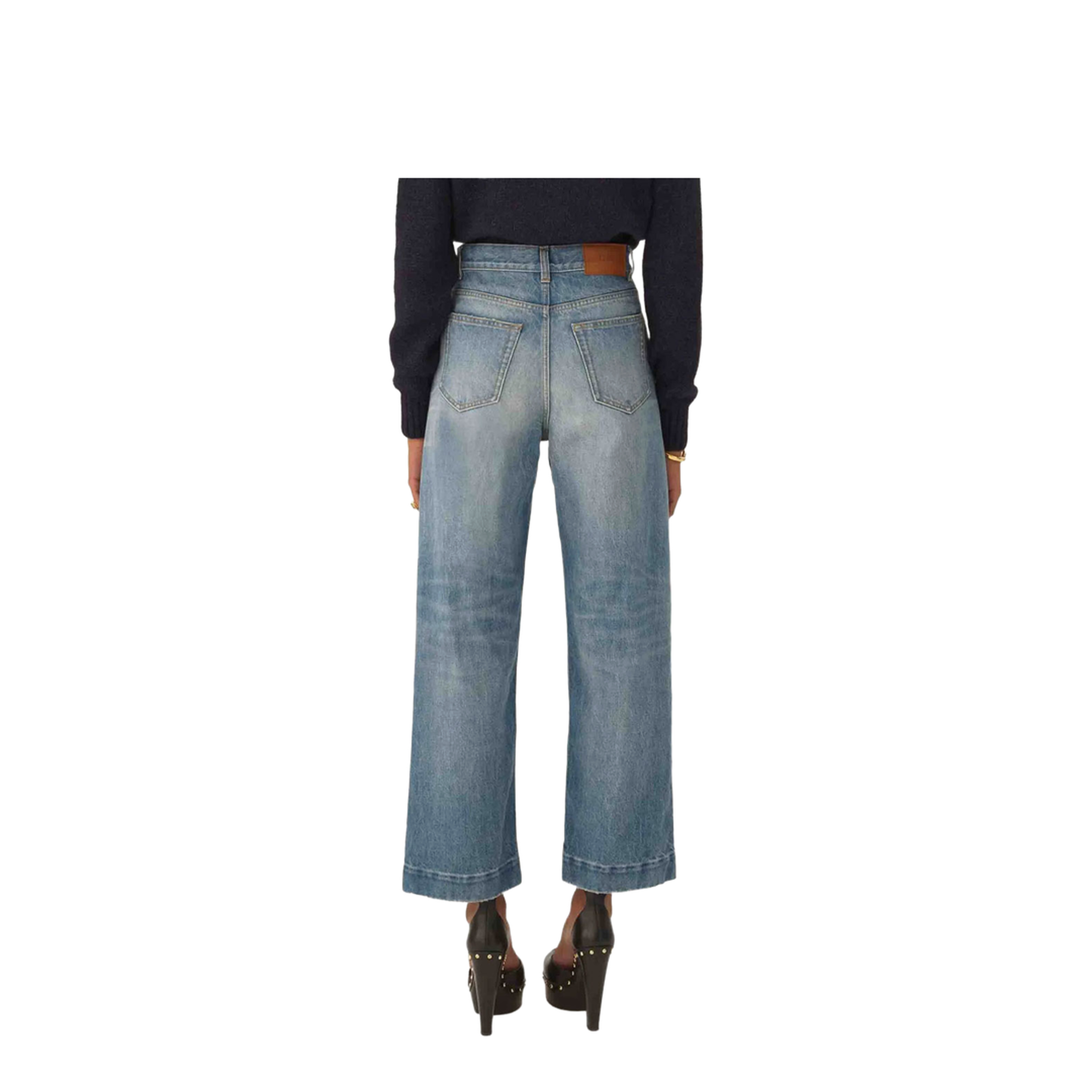 MAYFEYR - Chloè - High-Rise Cropped Denim Jeans - CH26SDP43252
