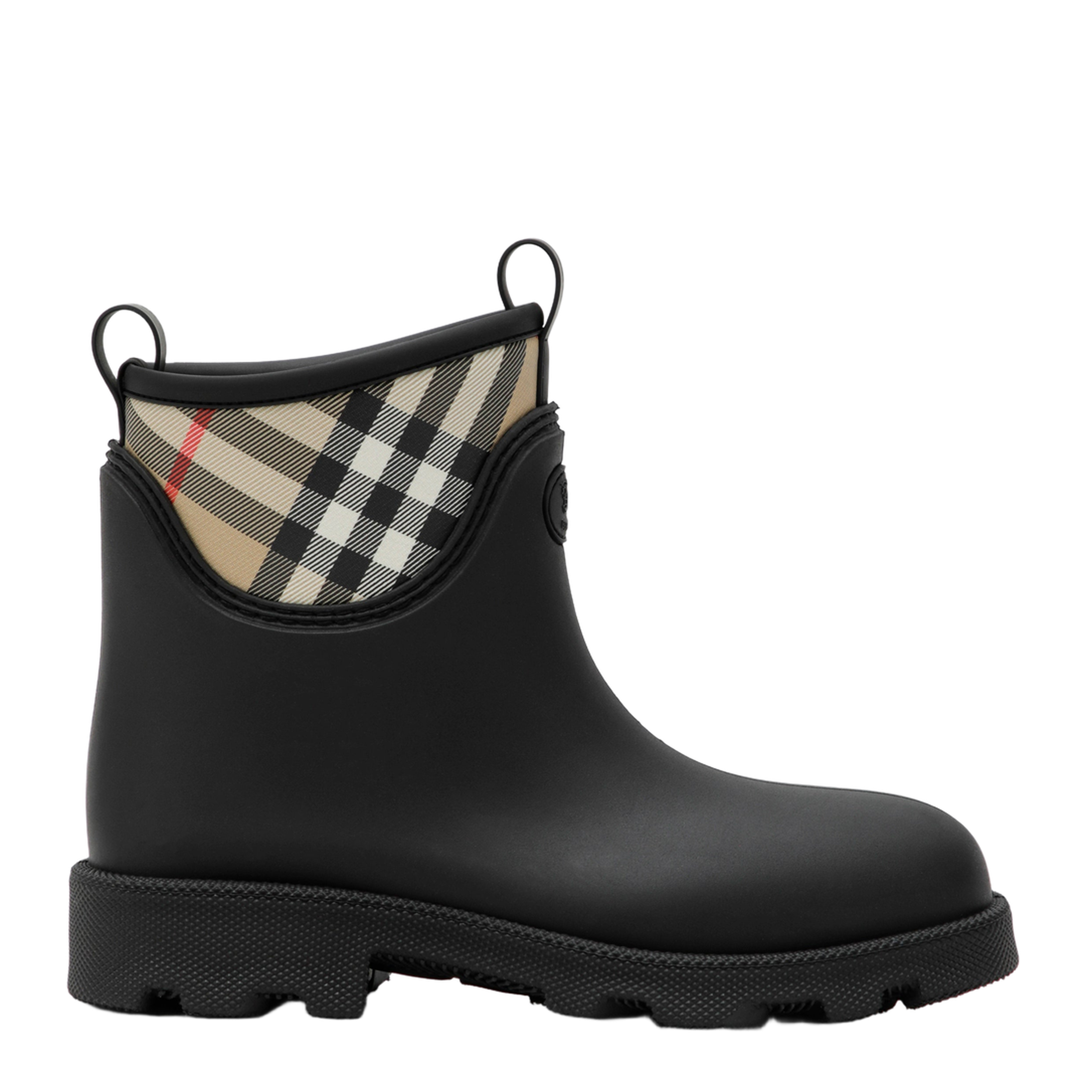 MAYFEYR - Burberry - Marsh Stamp Rubber And Nylon Rain Boots In Black - 8111712170480A1189