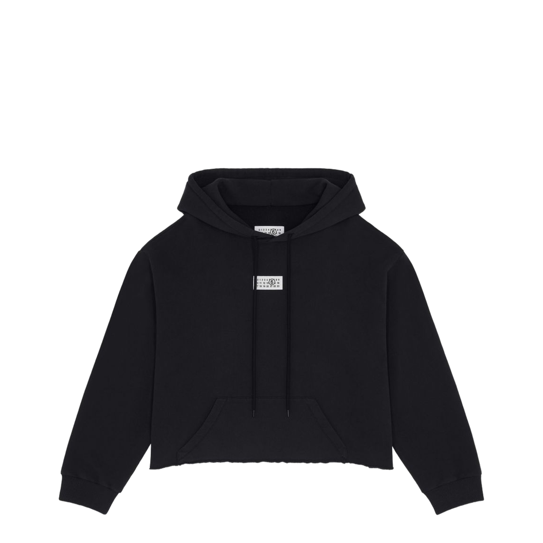 Black Cotton Hoodie