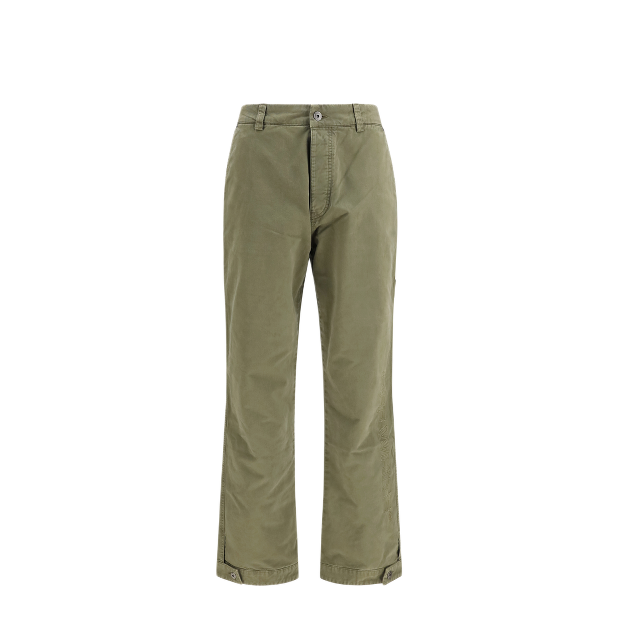 MAYFEYR - Off-White - Racing Staff Cotton Gabardine Pants - OMCF04RF26FAB00130