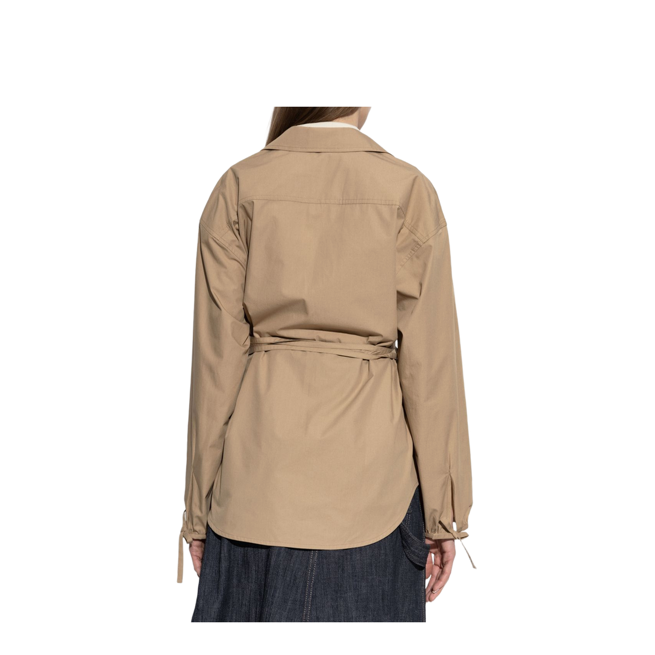 MAYFEYR - Moncler - Beige Cotton Poplin Zip-Up Shirt Jacket - L10932F00021597LQ20J