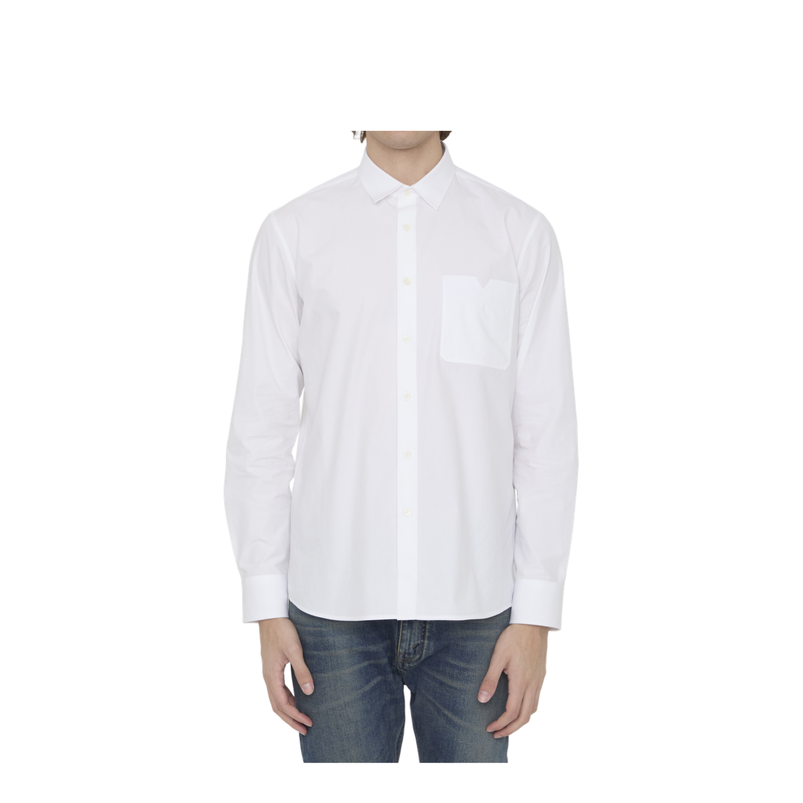 White Poplin Shirt