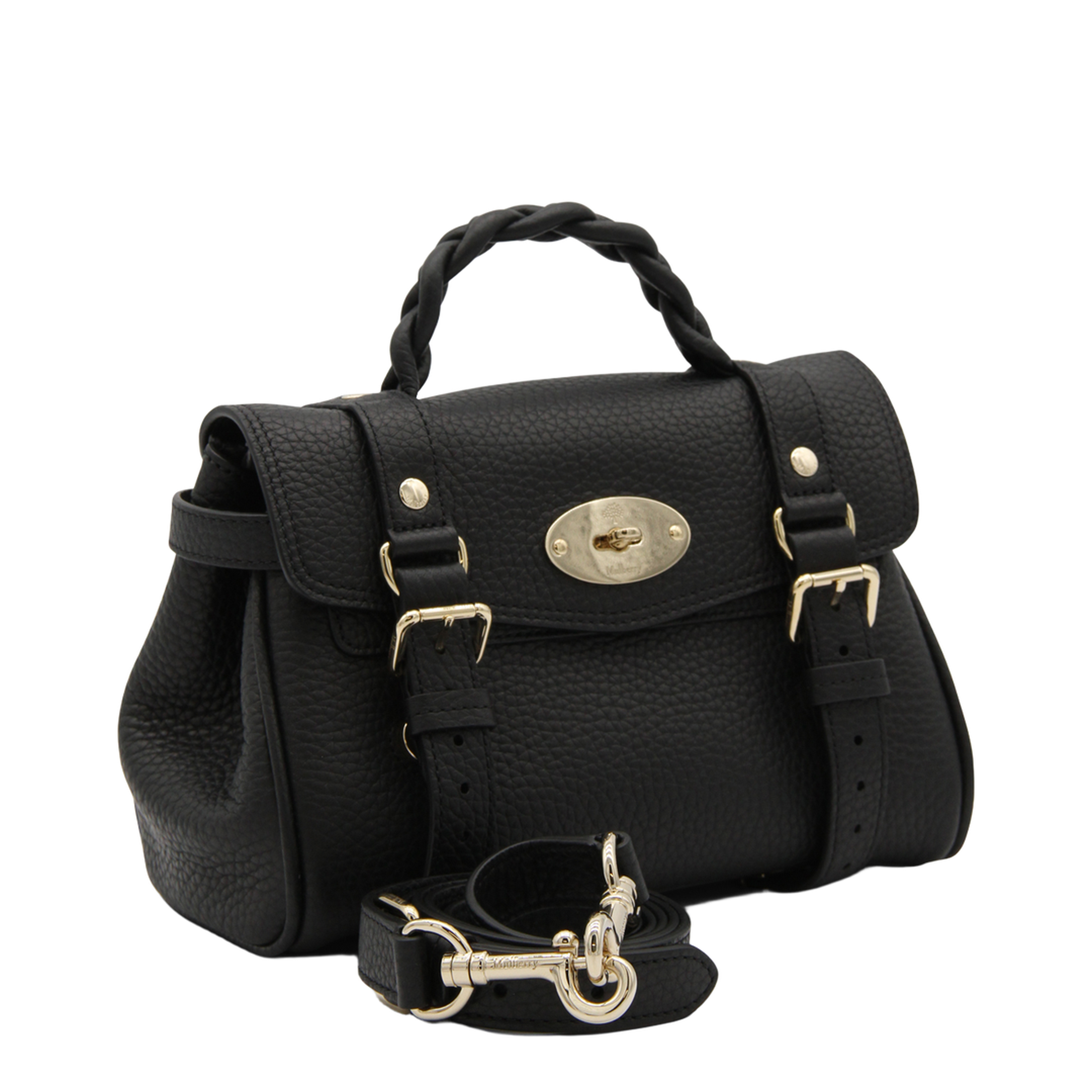 Alexa Mini Grainy Leather Bag