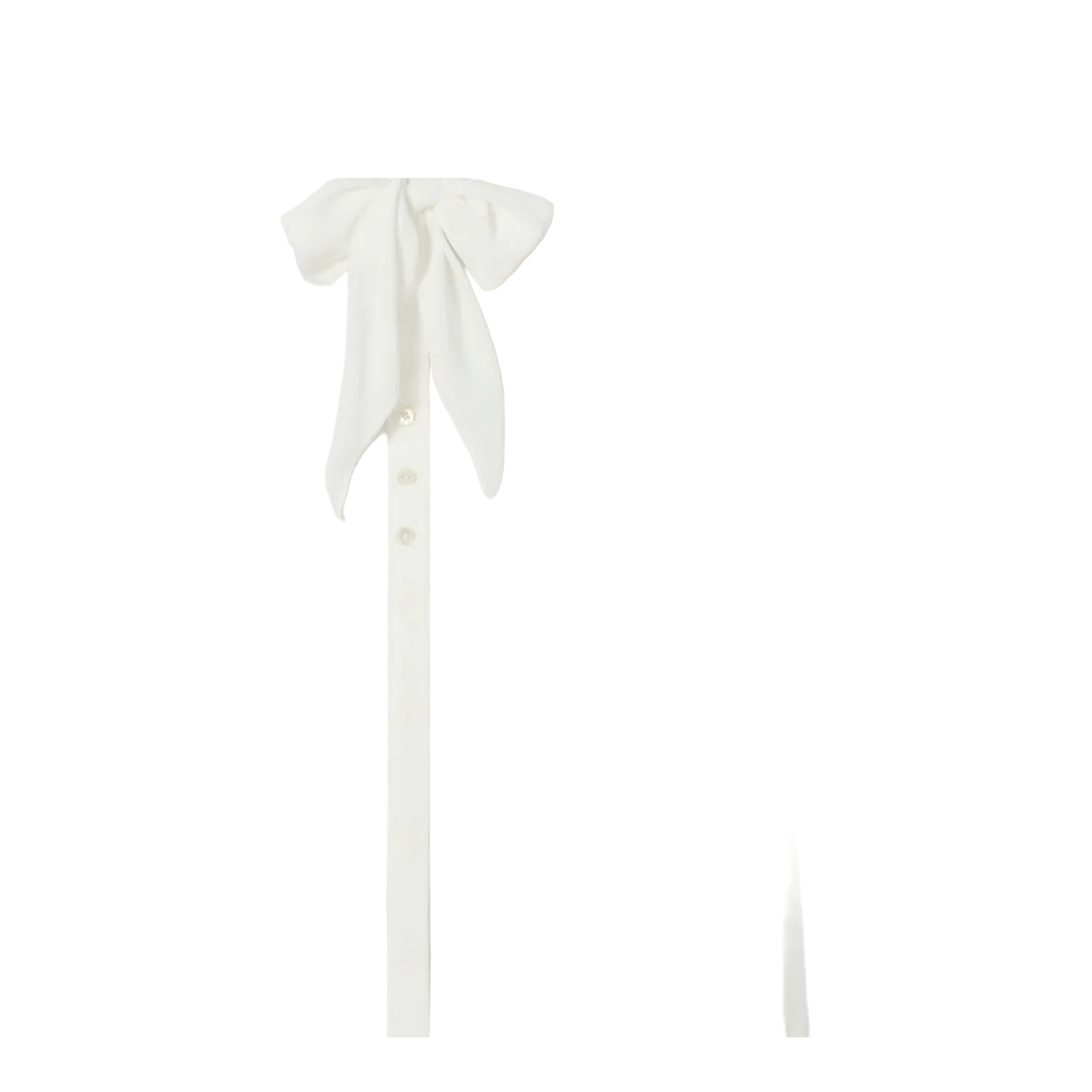 Blouse With Bow Detail Shirts White