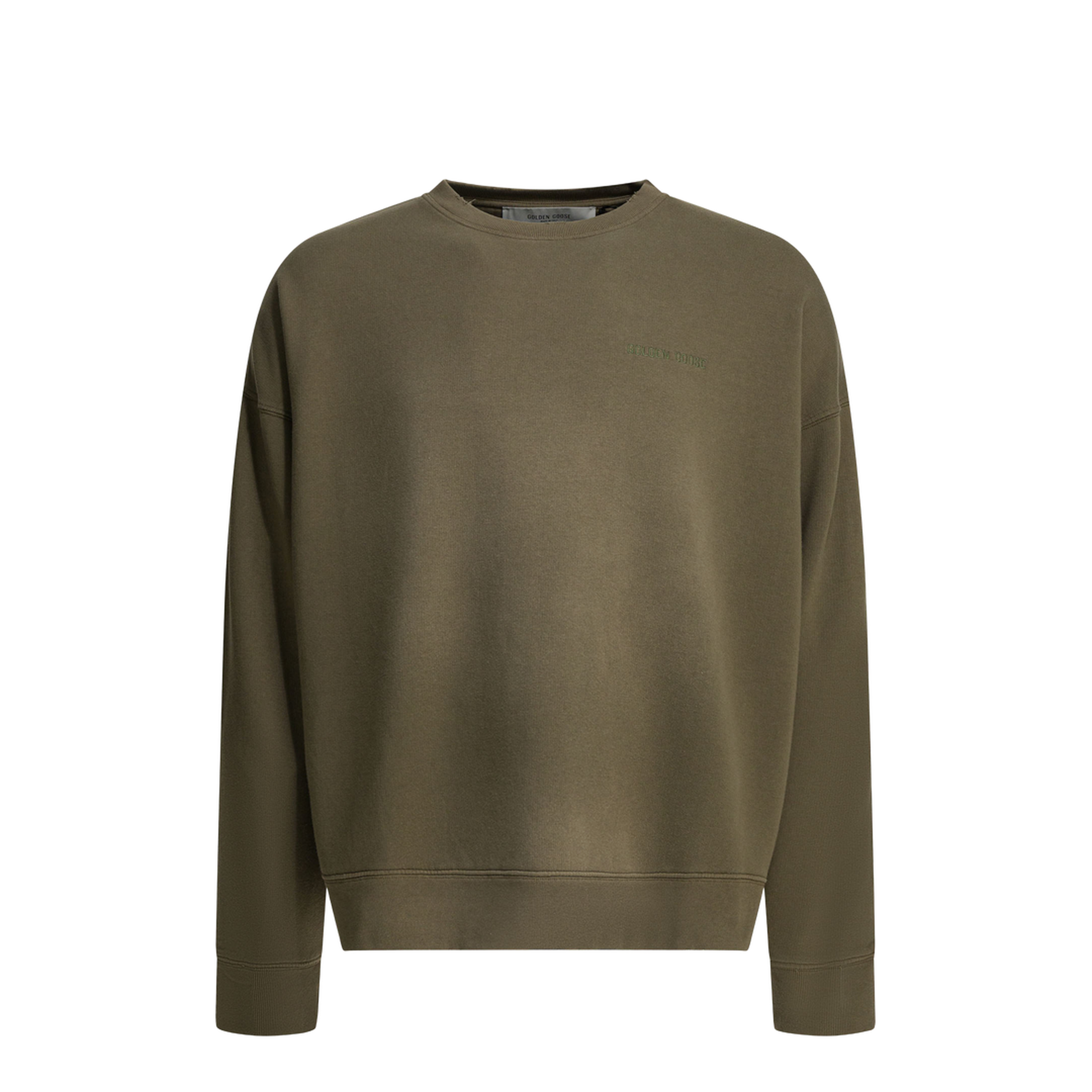MAYFEYR - Golden Goose - Crewneck Sweatshirt With Logo - GUP01938P00238315878