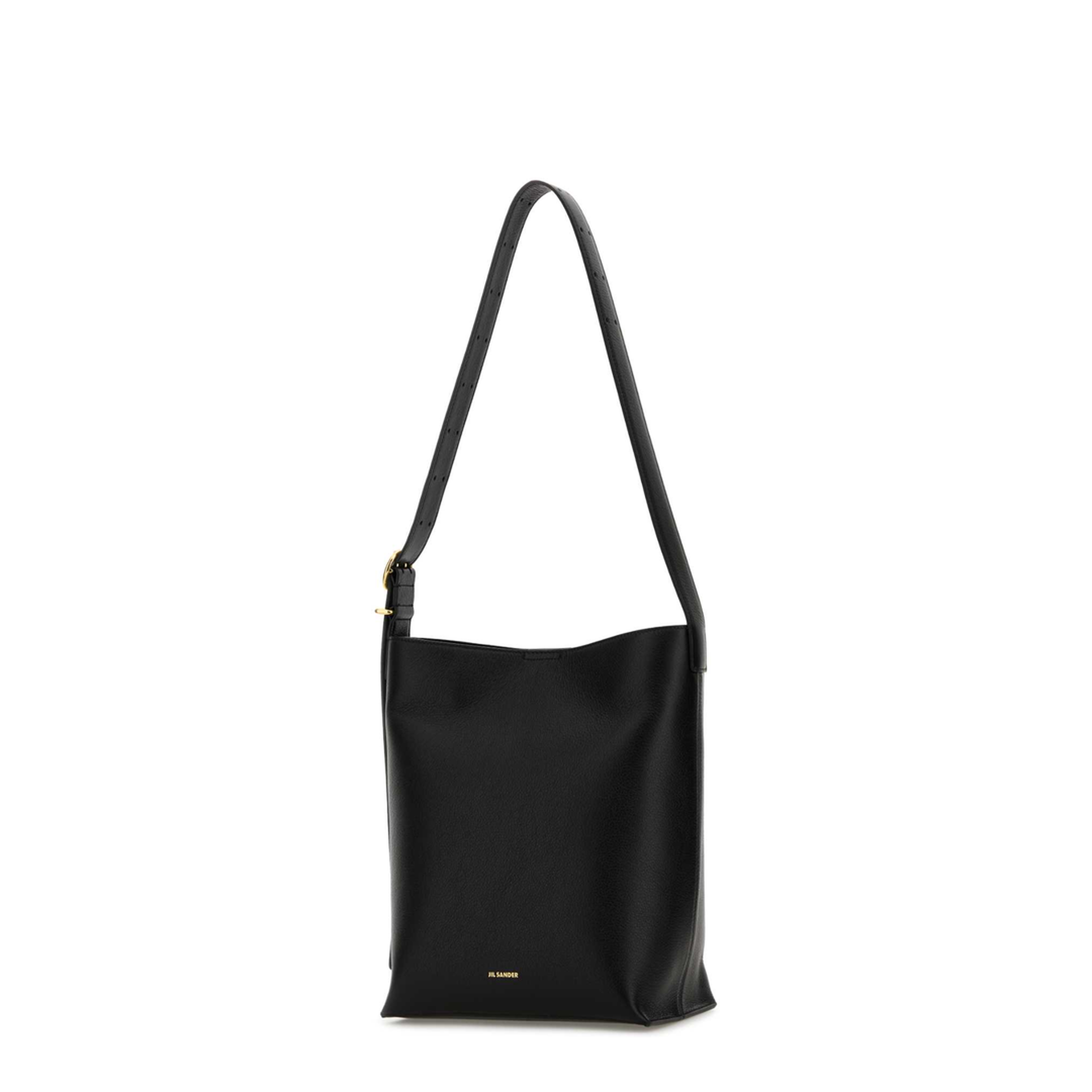 Cannolo Tote Bag Leather Black