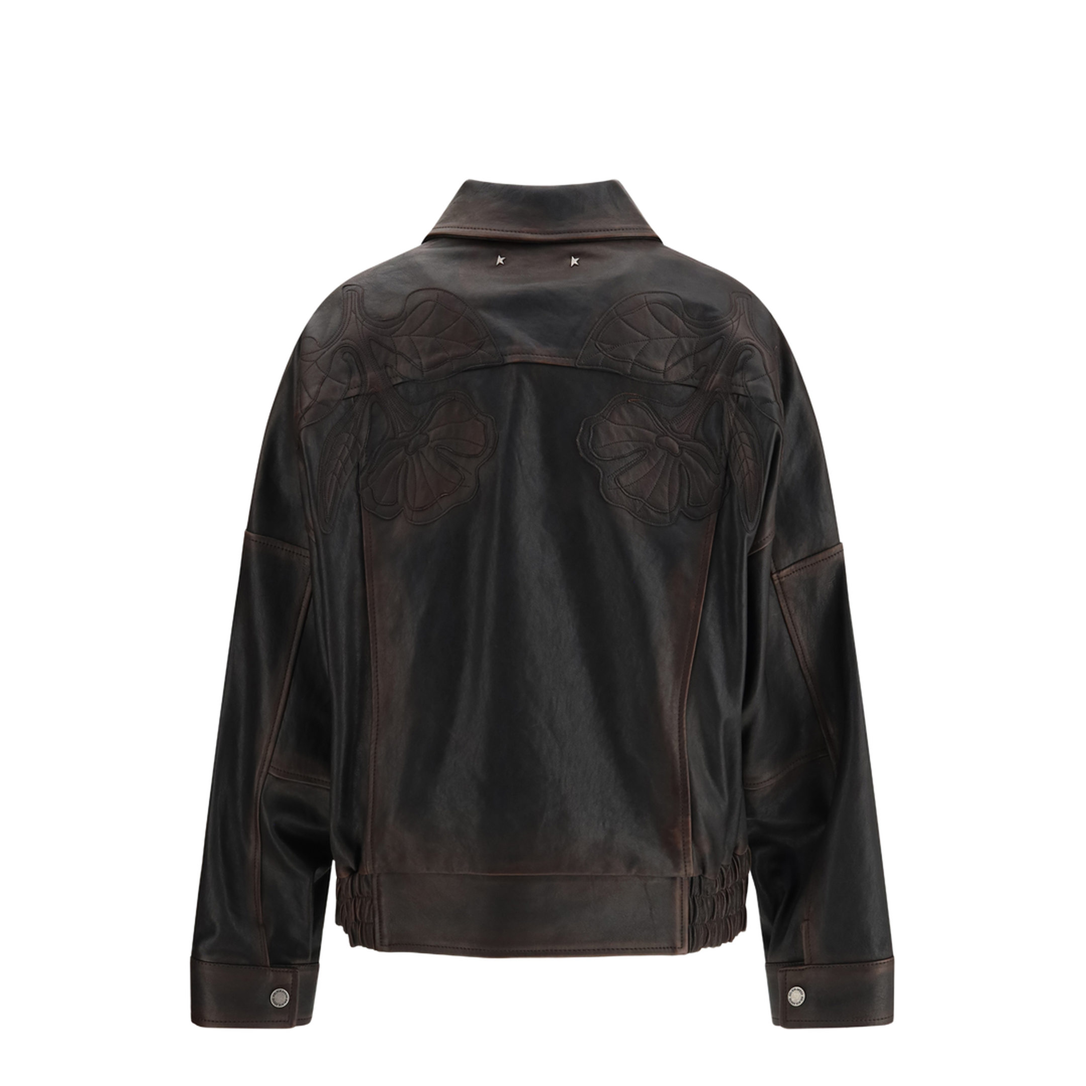 MAYFEYR - Golden Goose - Nappa Leather Bomber Jacket - GWP02560P002300