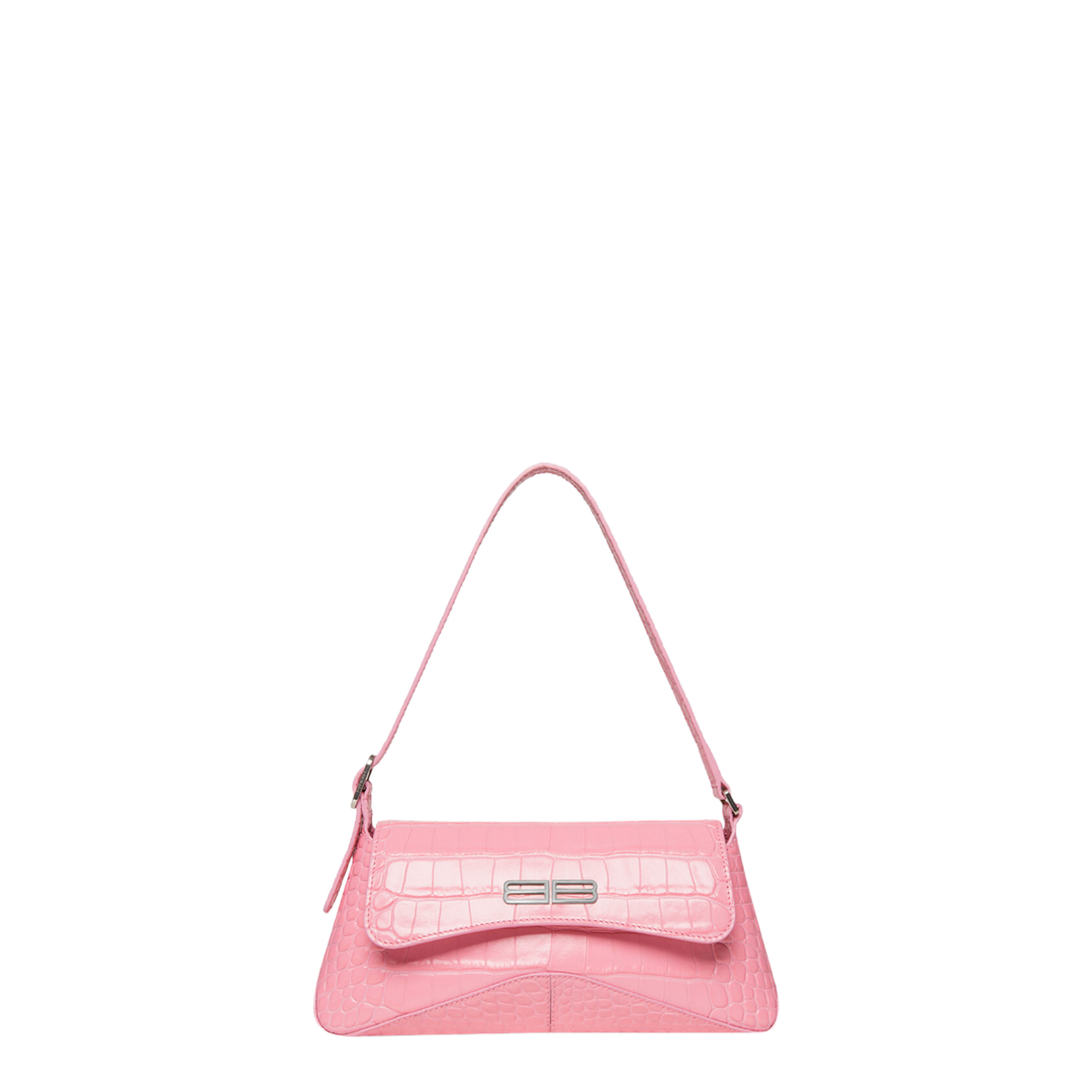 Balenciaga Croco-Embossed Leather XX Small Flap Bag