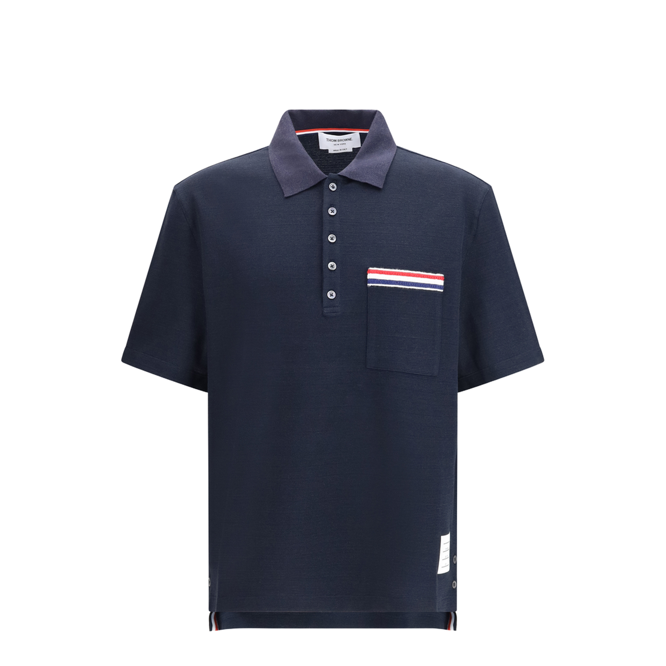 Short-Sleeve Polo With Chest Pocket