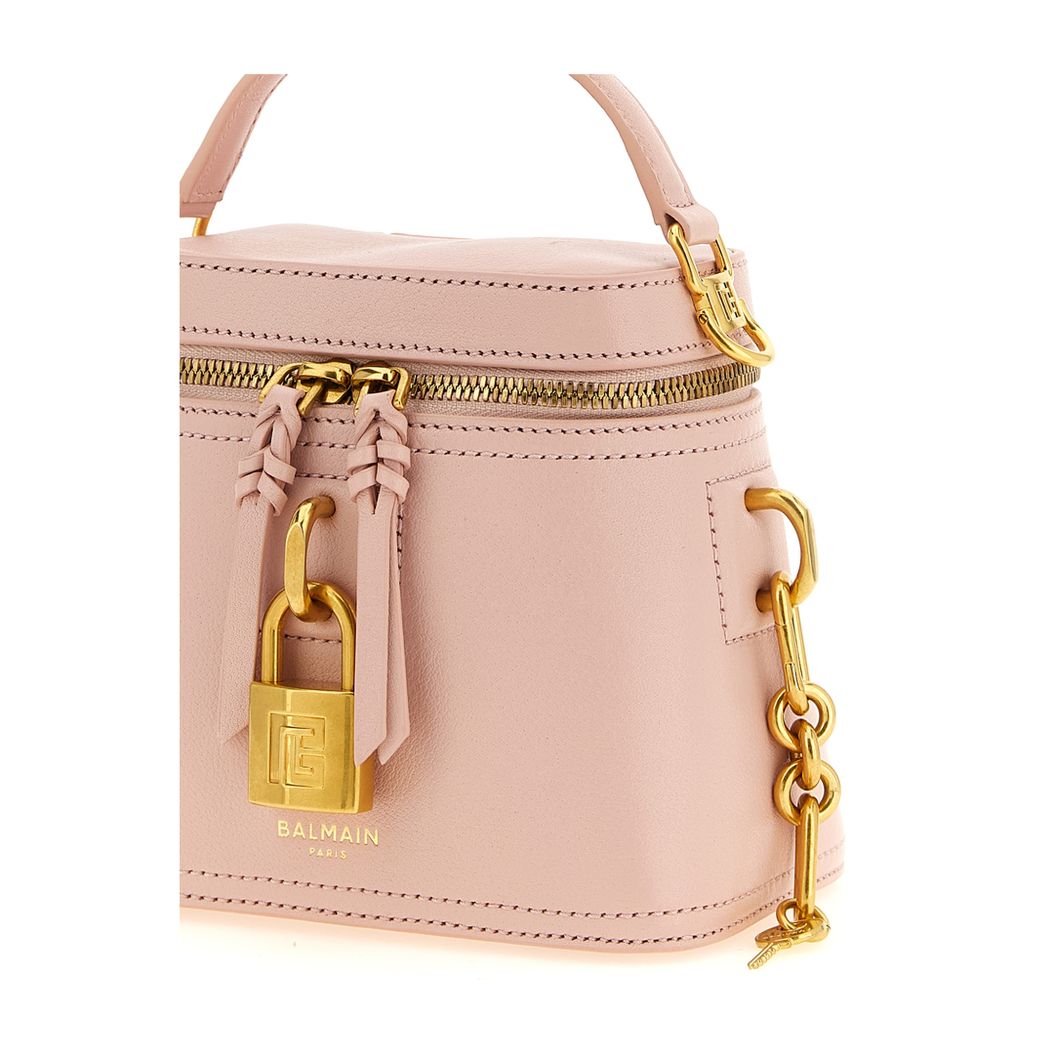 Pulse Vanity Calfskin Handbag - Pink