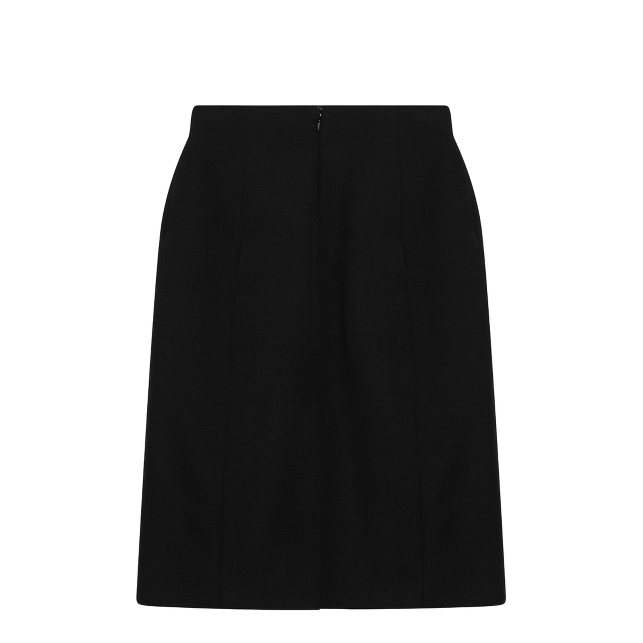 Black Hourglass Midi Skirt