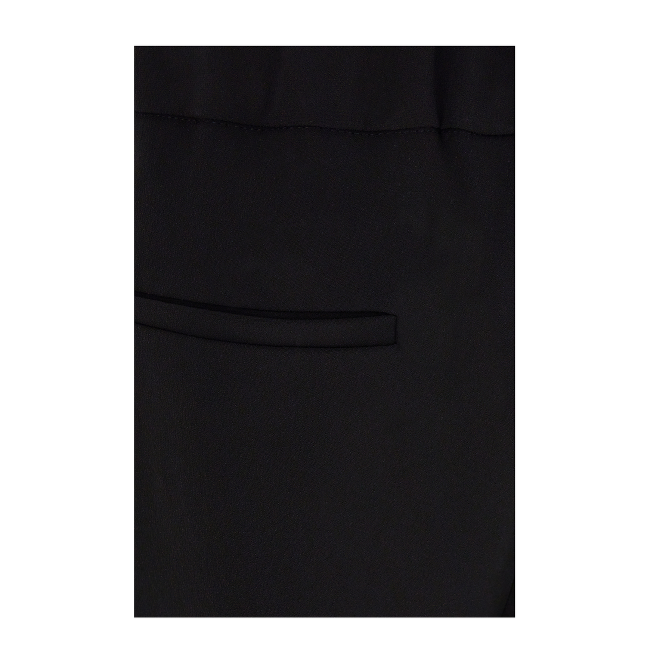 Black Silk Trousers