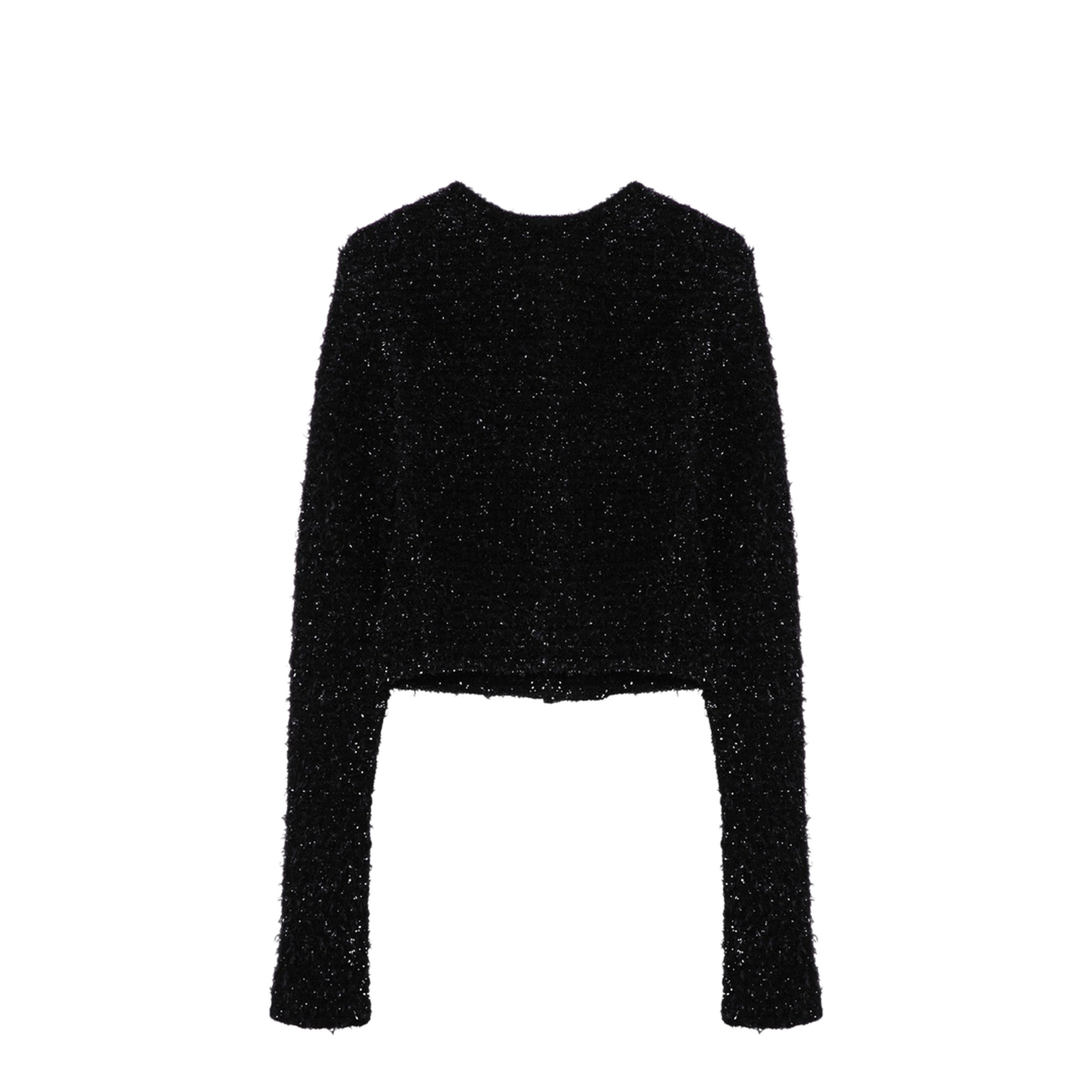 Cropped Tweed Cardigan