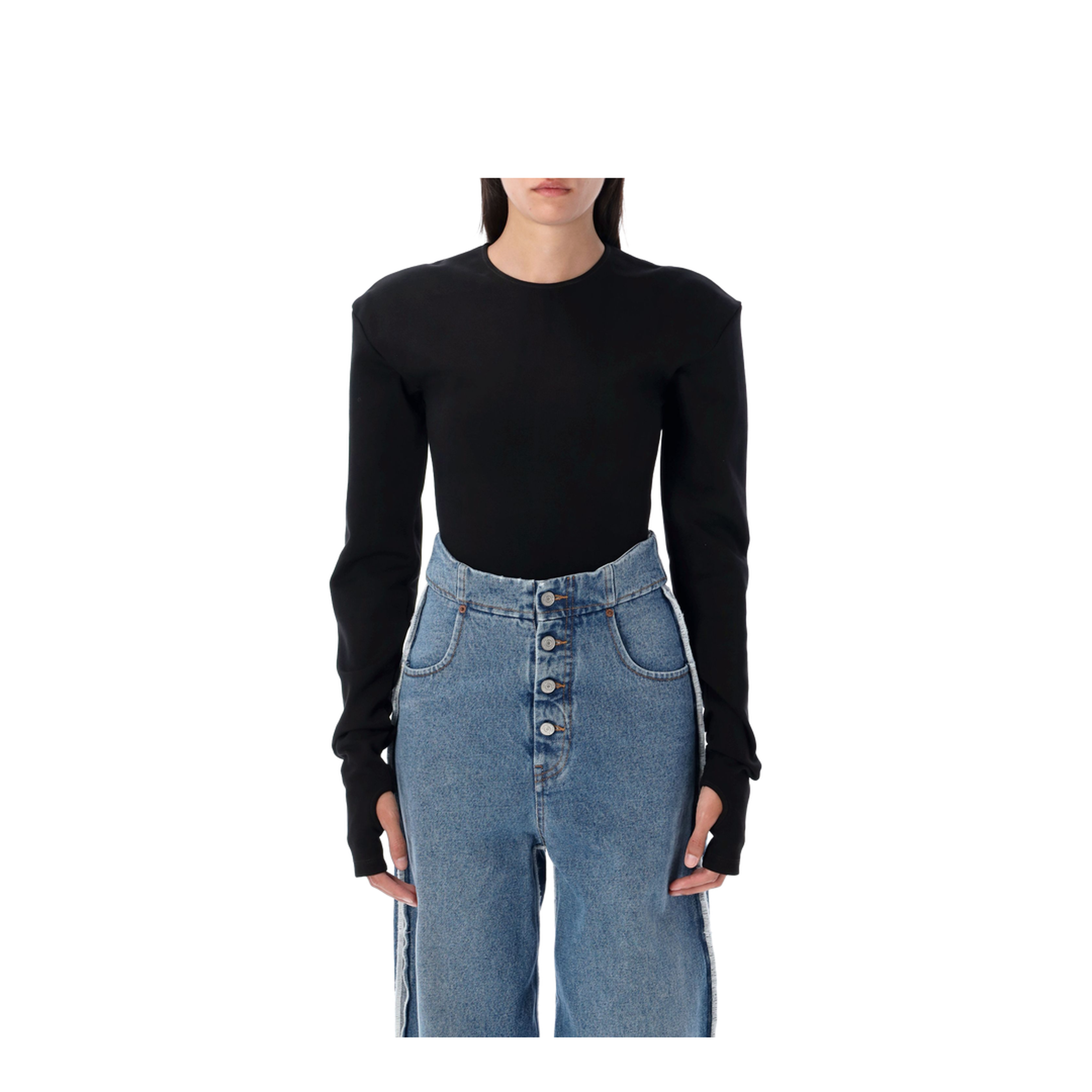 MAYFEYR - Mm6 Maison Margiela - Top Black - S62NA0083M20151900