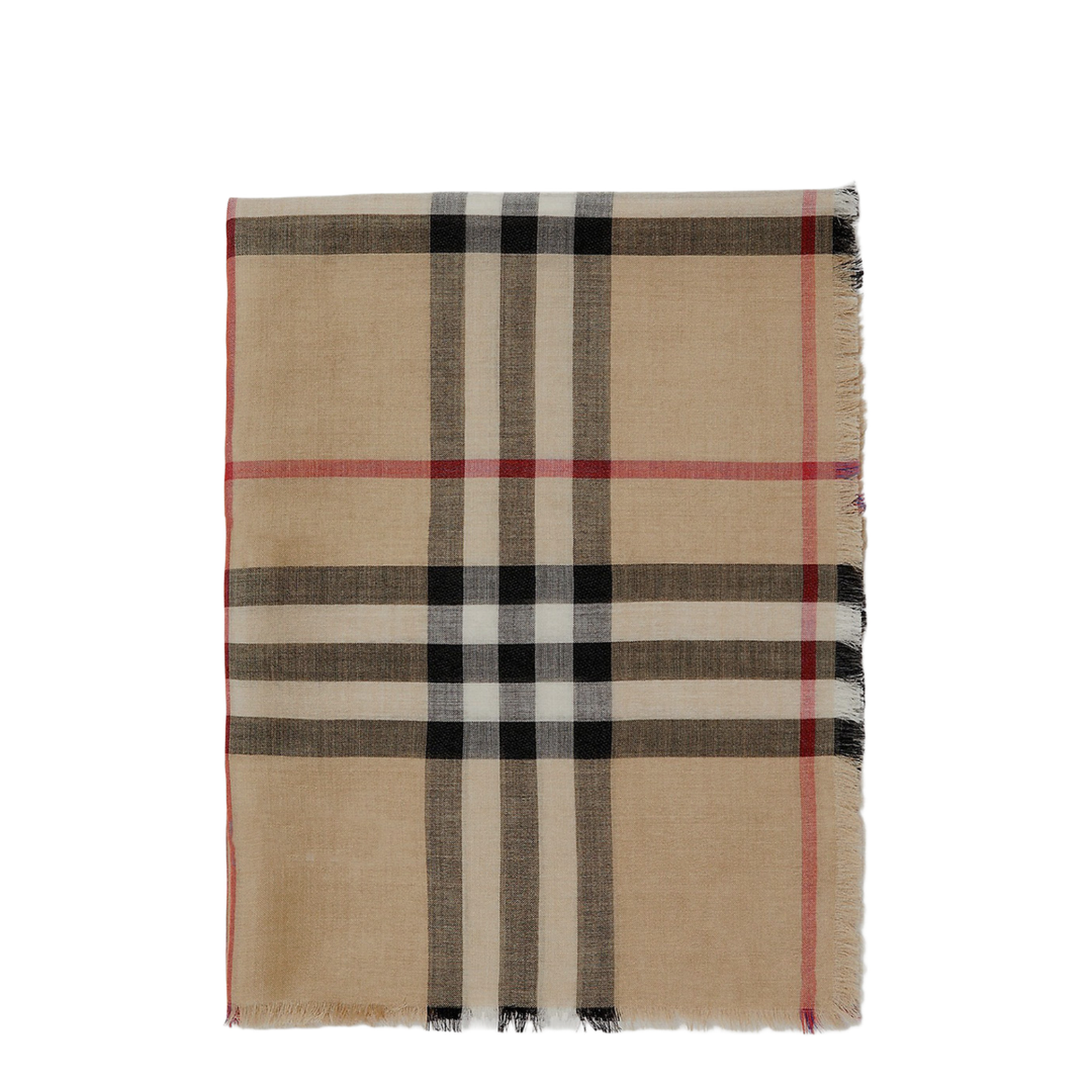 Beige Wool Scarf