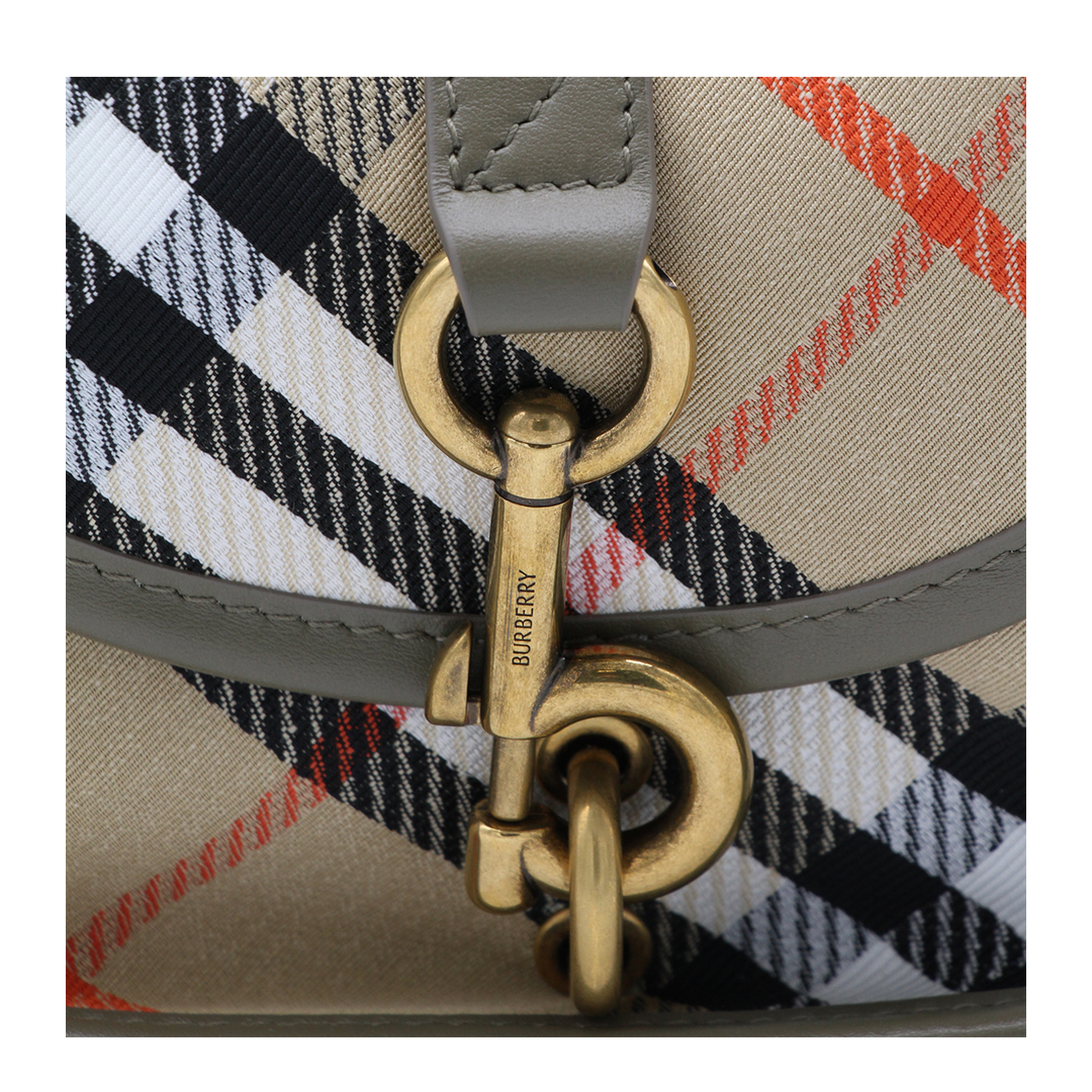 B Clip Mini Water-Repellent Canvas Crossbody Bag - Sand