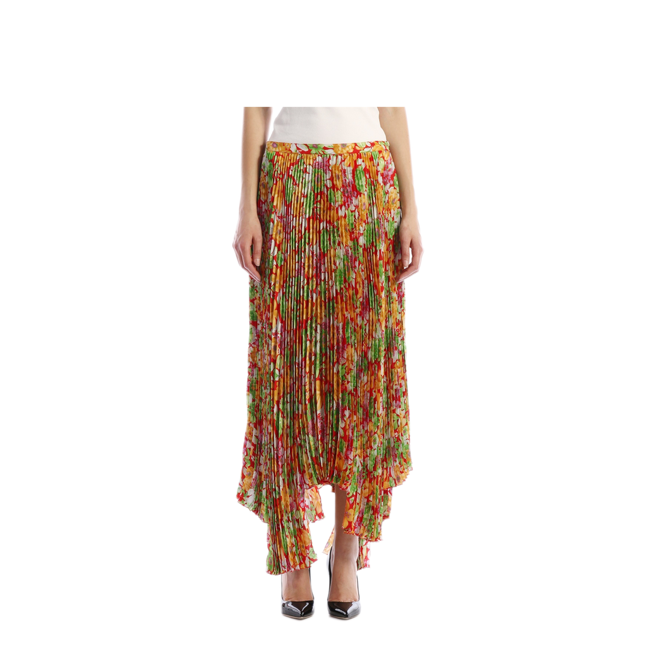 MAYFEYR - Plan C - Floral Pliss Skirt - GOCAB05AE0TV009FIR02
