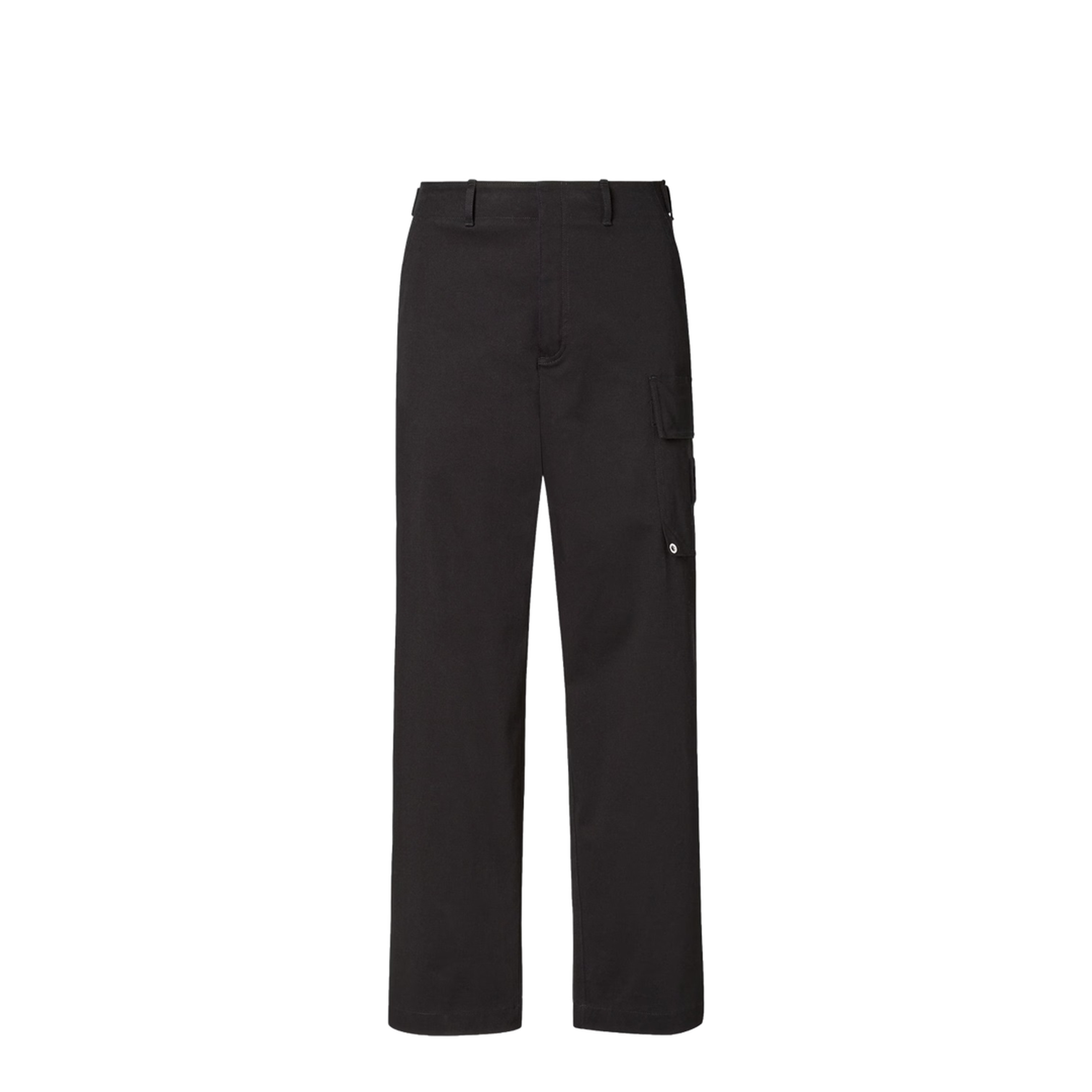 Black Gabardine Trousers