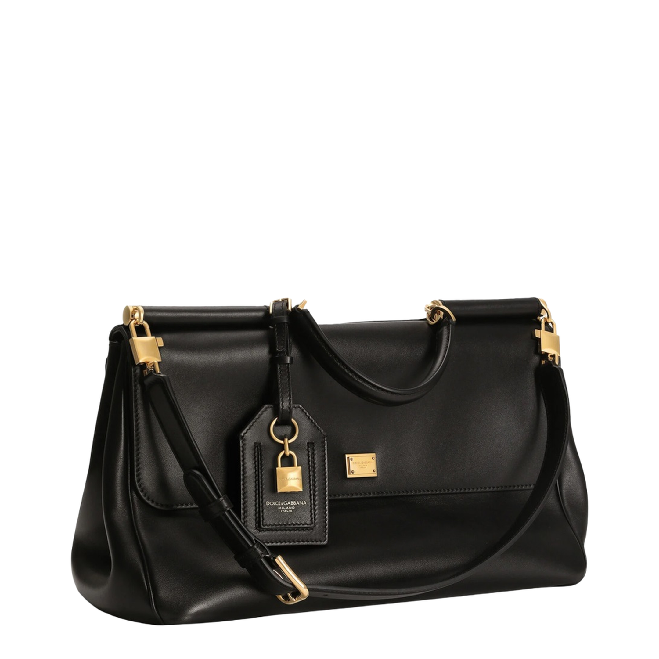 Maxi My Sicily Handbag in Plongé Calfskin