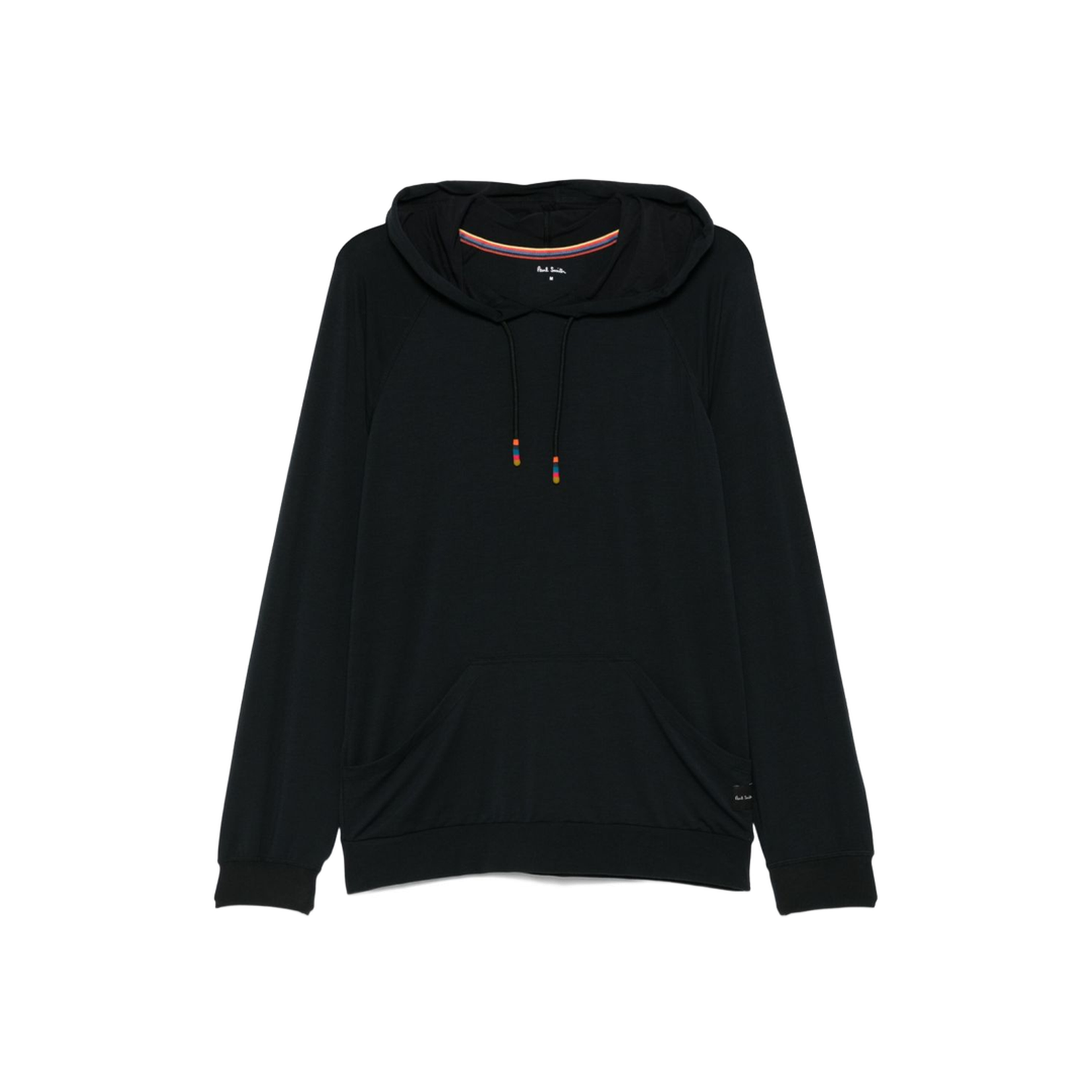 Black Drawstring Hooded Sweatshirt