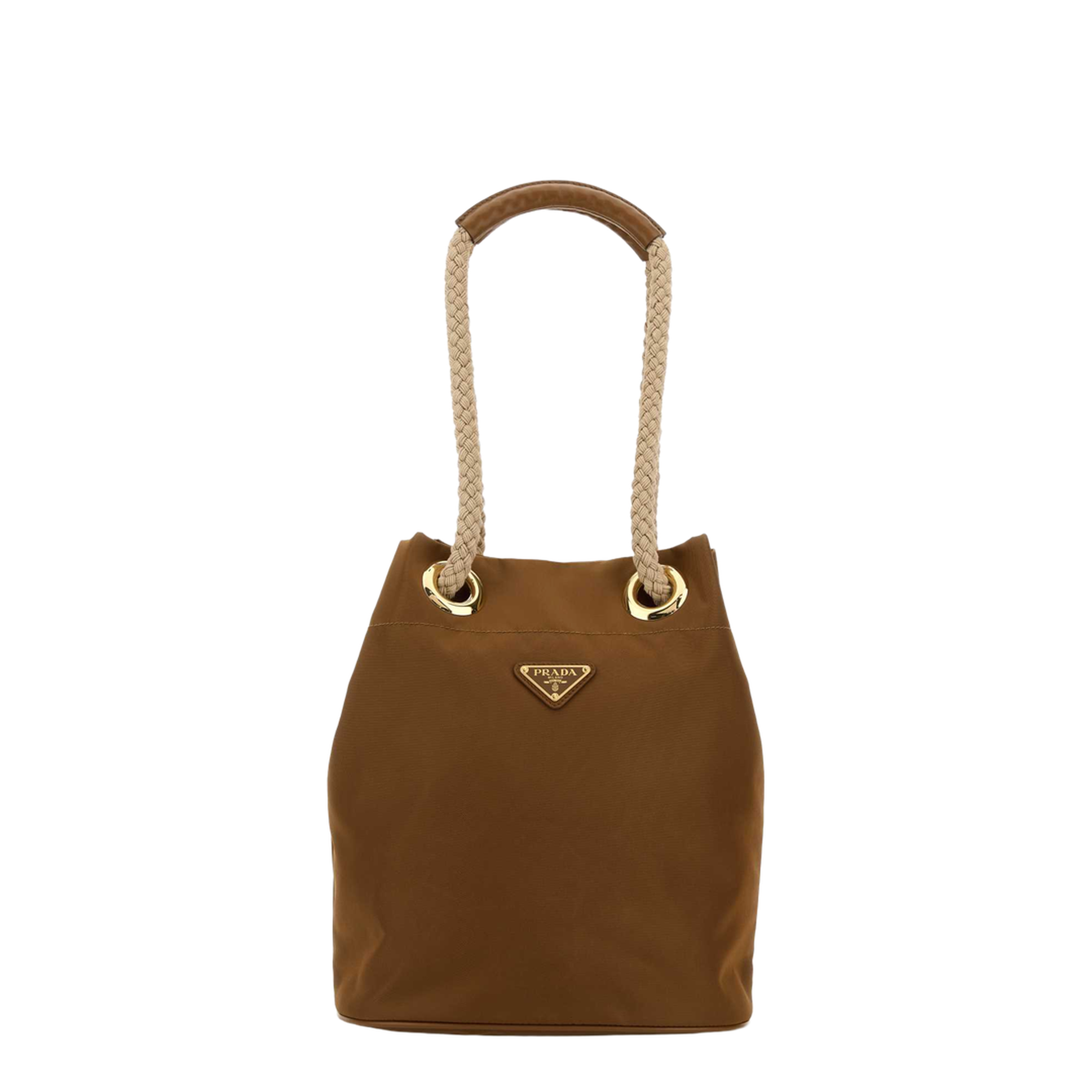 Camel Re-Nylon Mariner bucket bag