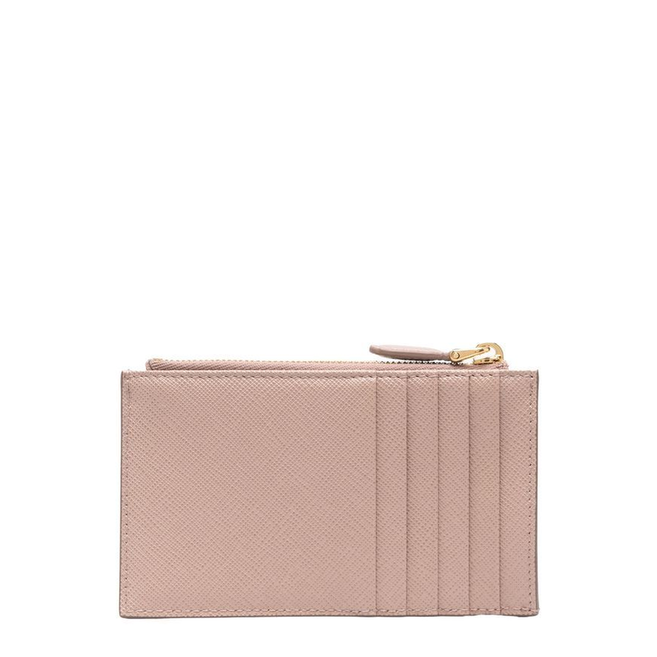 Saffiano Leather Card Holder - Cipria