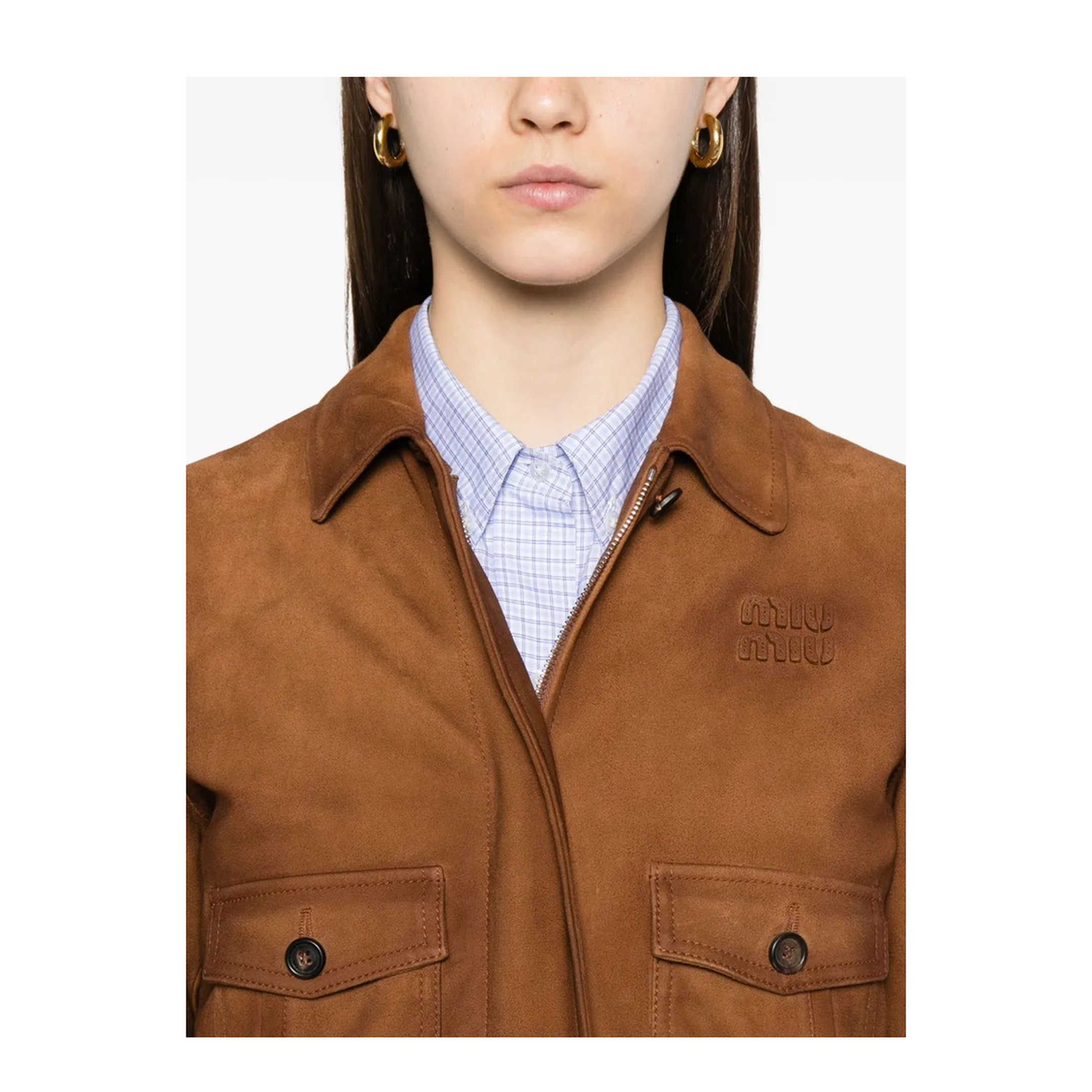 MAYFEYR - Miu Miu - Suede Leather Cap - MPV950SOOO17XDF0401