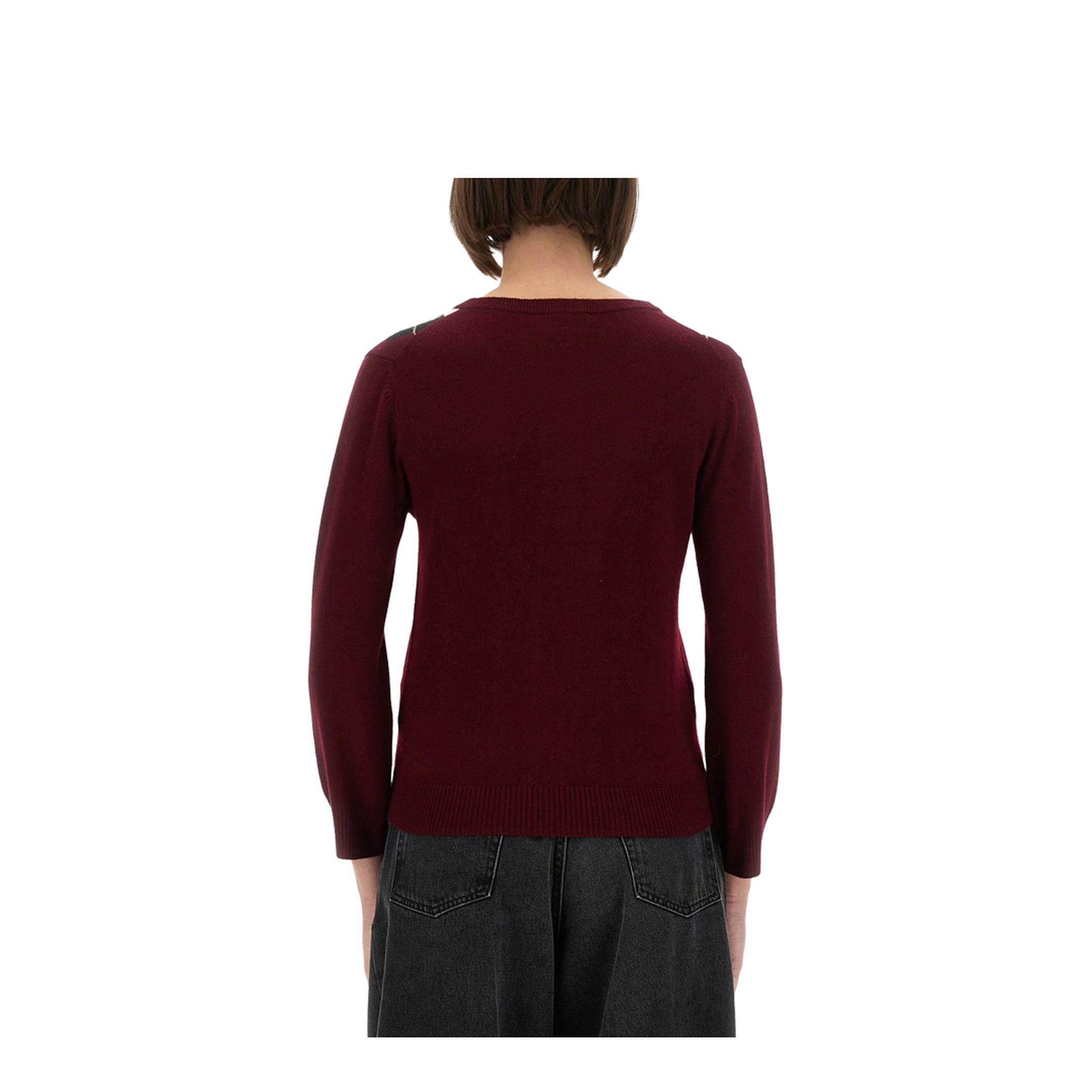 Jacquard Cashmere Cardigan