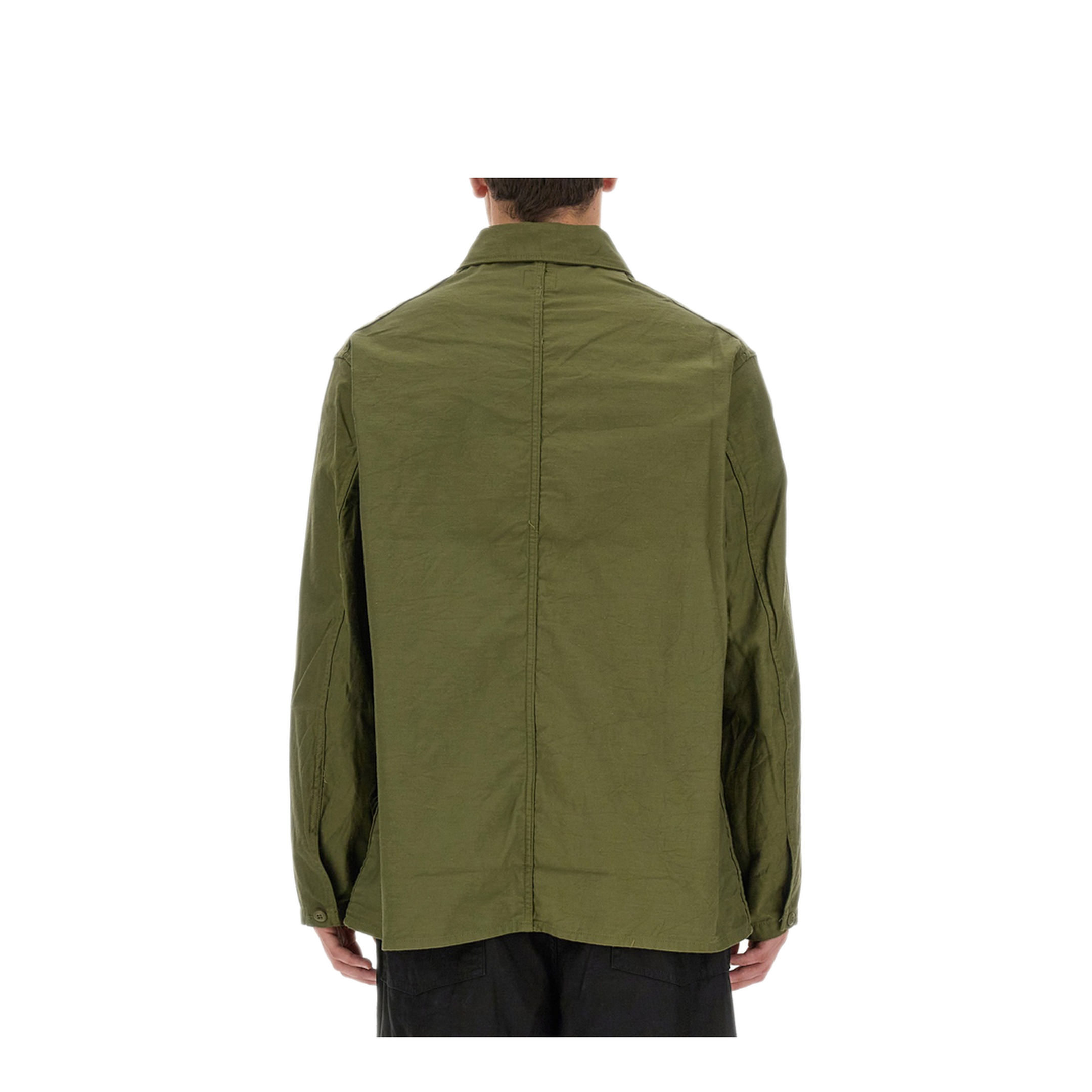 MAYFEYR - Needles - Shirt With Logo Embroidery - MR220BOLIVE