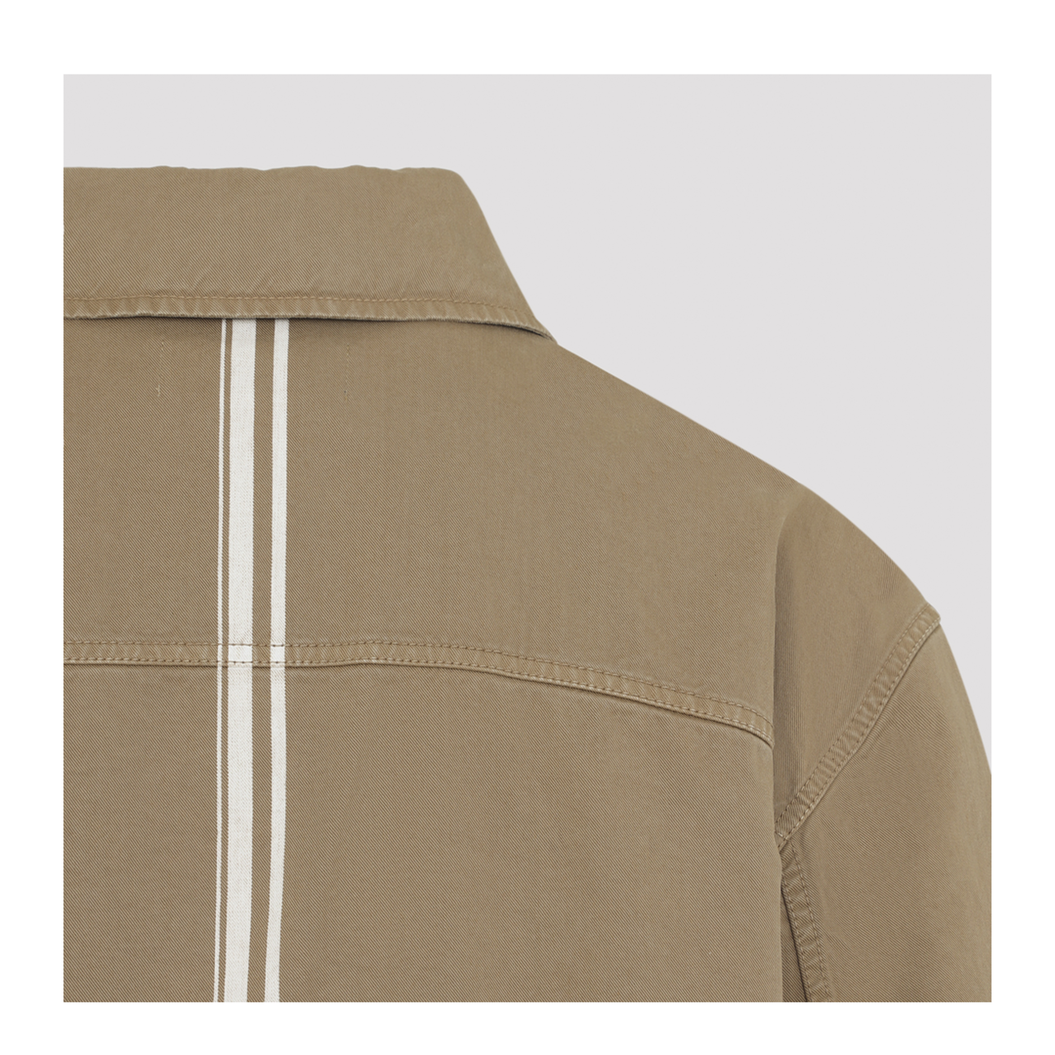 MAYFEYR - MORDECAI - Army Kaki Brown Overshirt - 26E96MRU12787