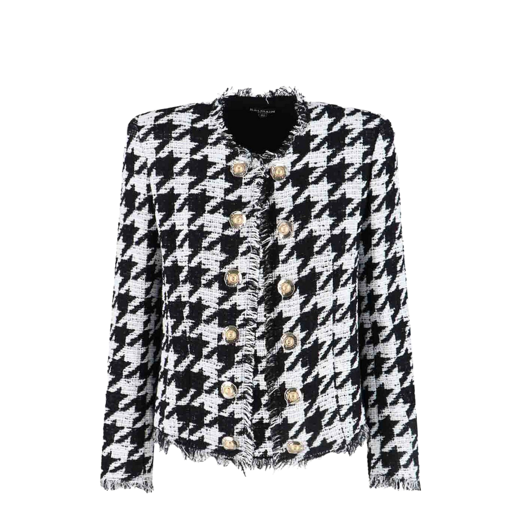 Jacket with Decorative Buttons - Black