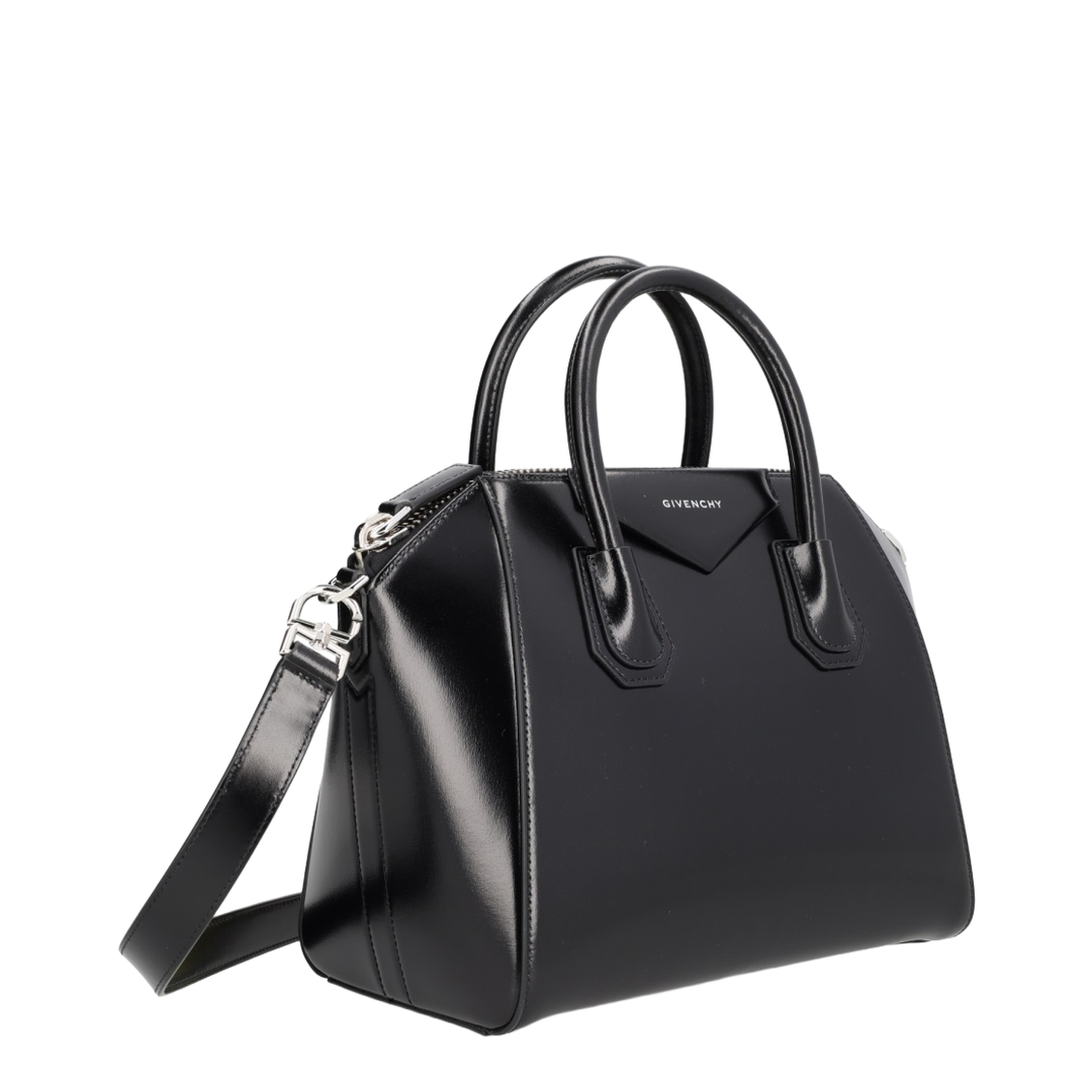 Antigona Small Leather Shoulder Bag