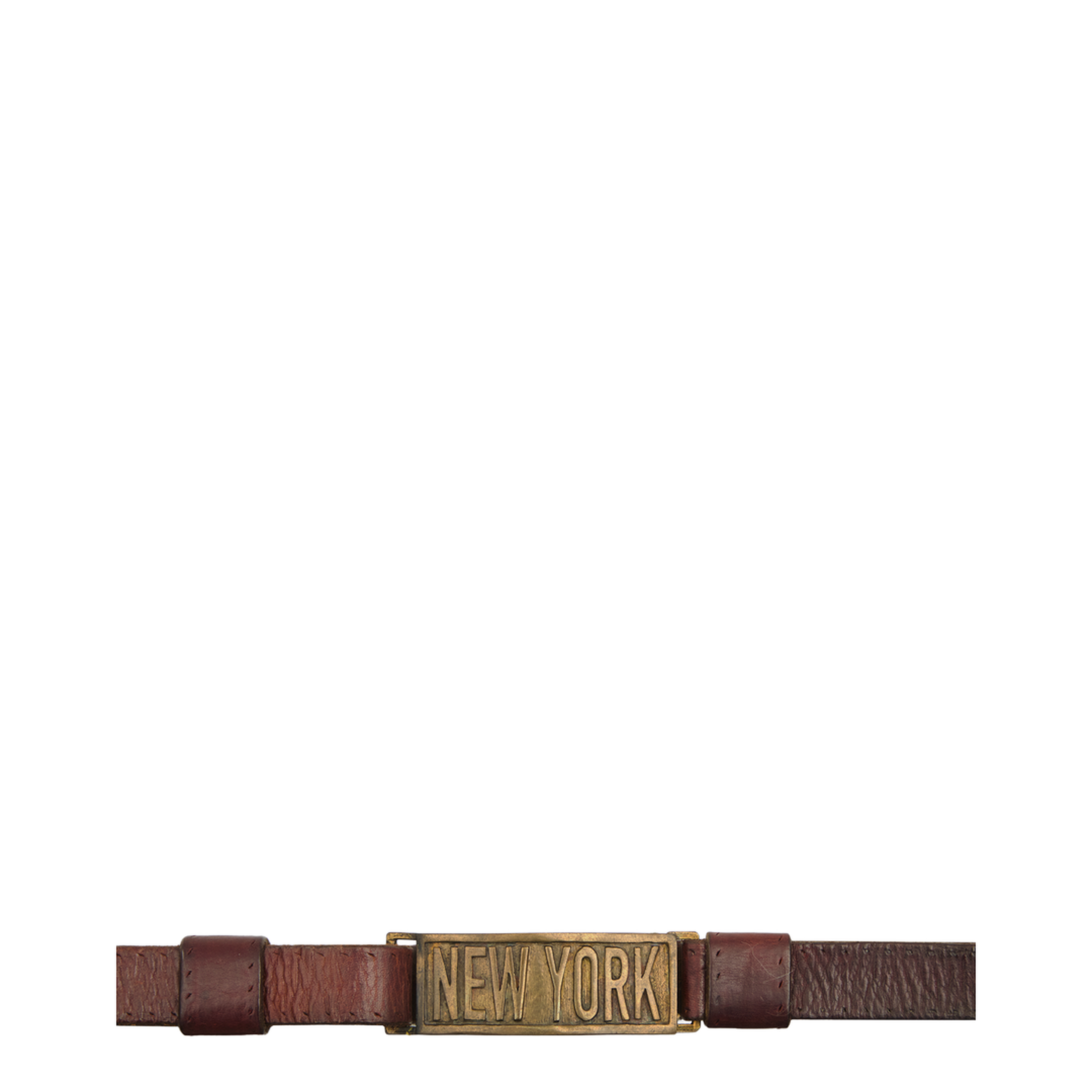 Leather belt