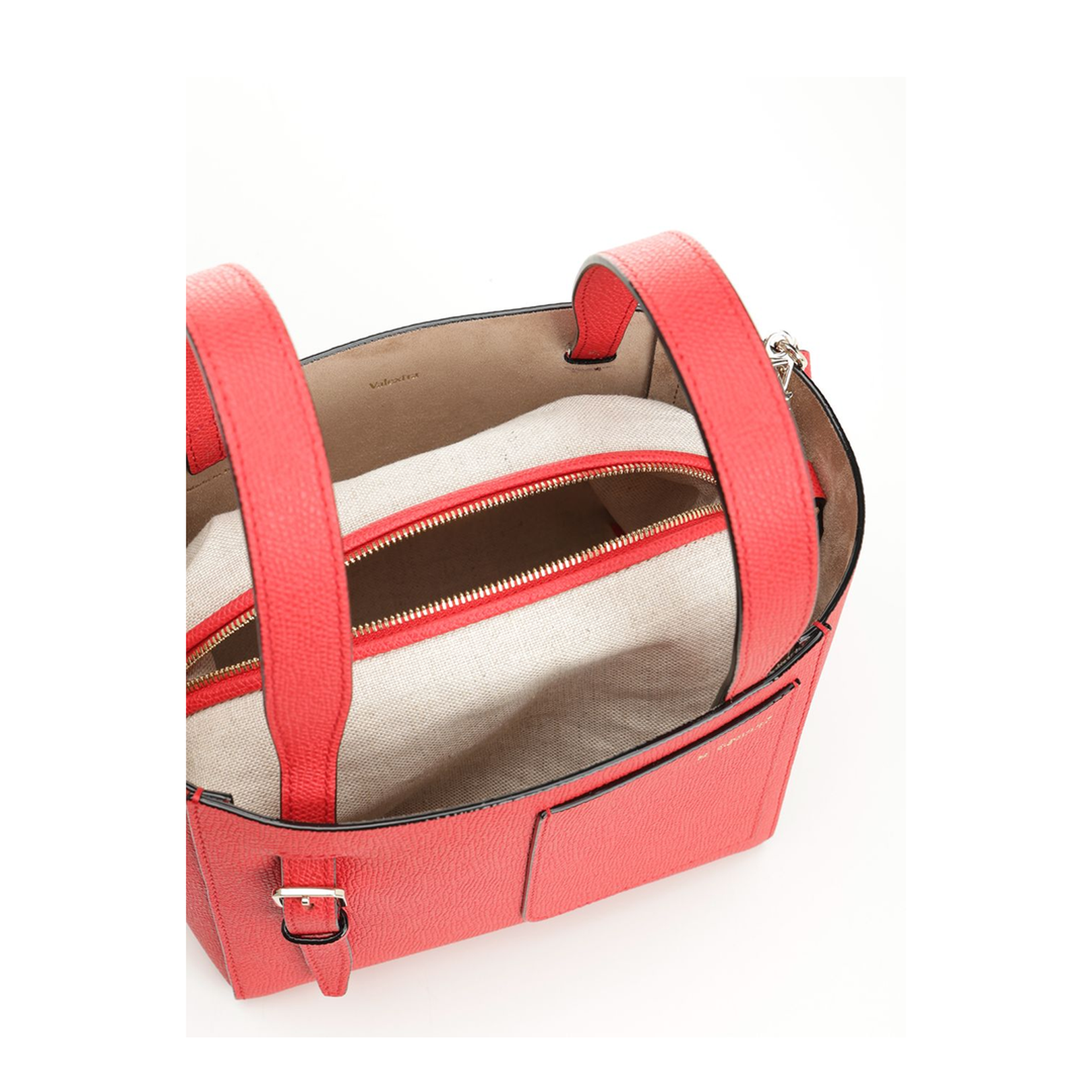 Soft Bucket Micro Bag - Crimson Red