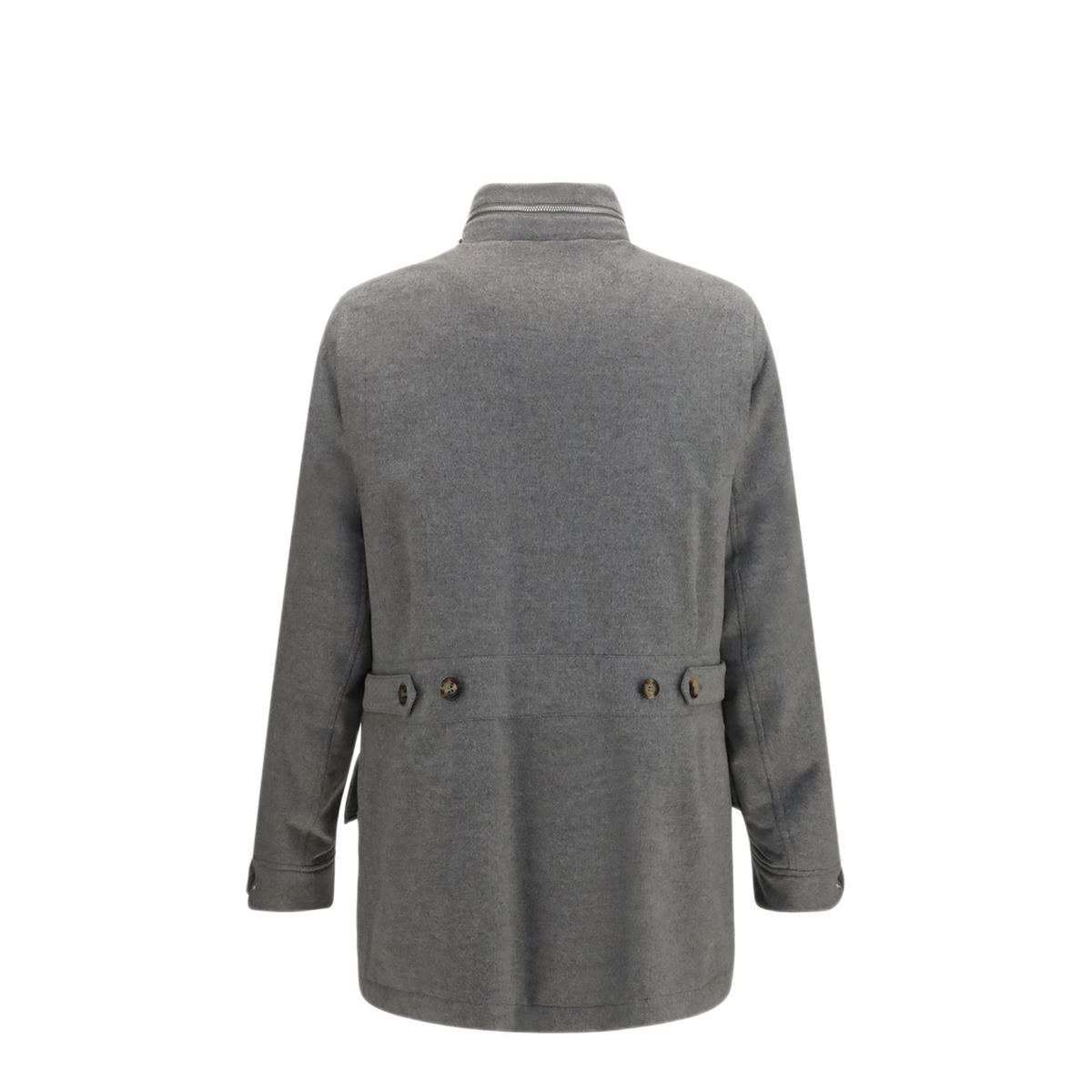 MAYFEYR - Brunello Cucinelli - Cashmere Jacket With Zip And Buttons - MM4006005C478