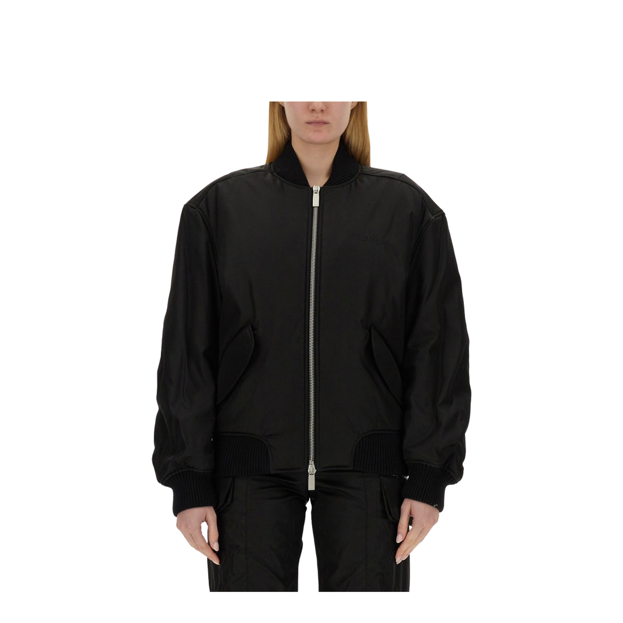 Nylon Twill Bomber Jacket