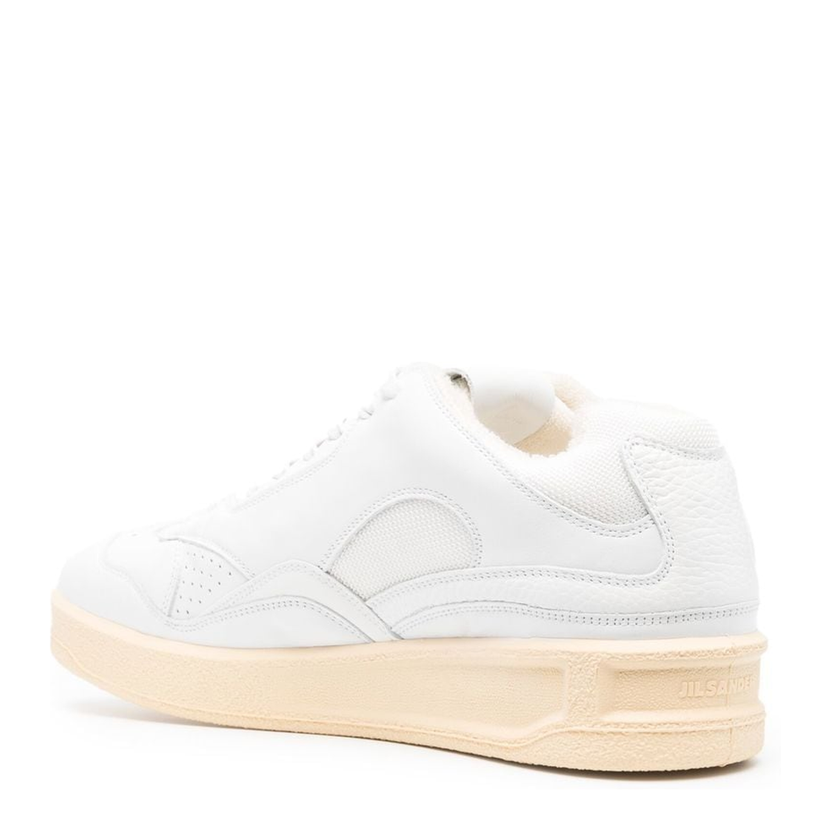 Panelled Low-Top Leather Sneakers