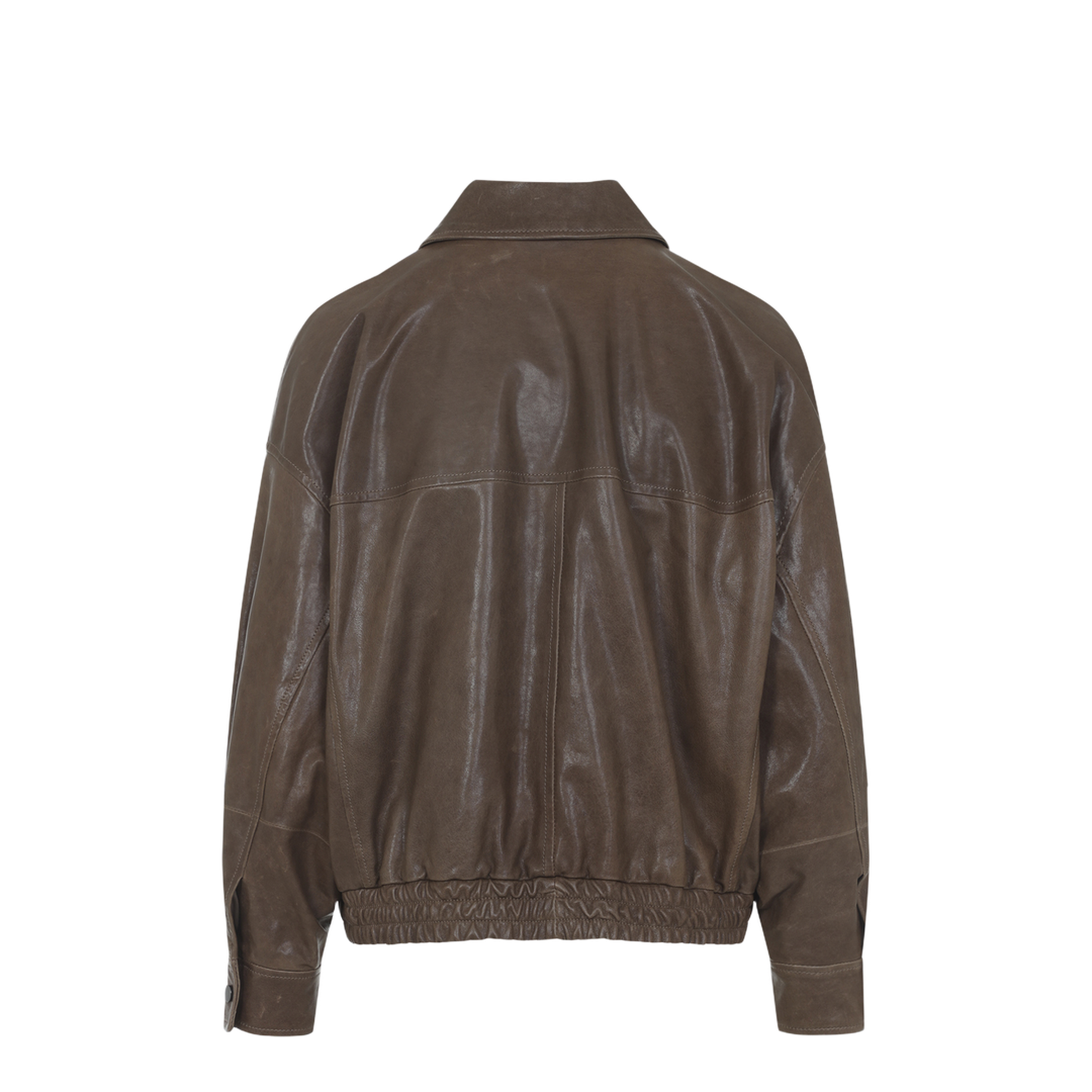 Leather Bomber Jacket