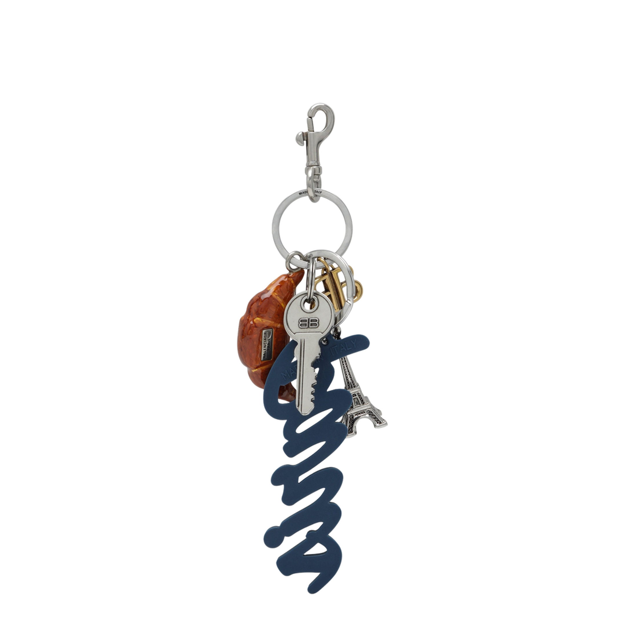 Tourist Paris Croissant Keyring